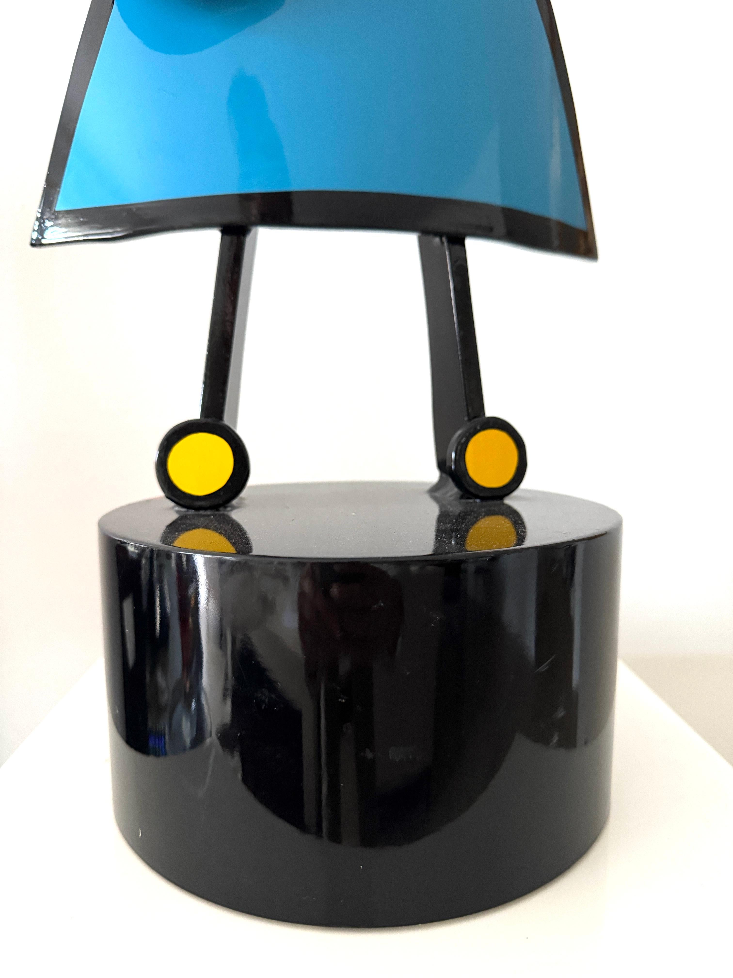 Sculpture de crémeux bleus en vente 1