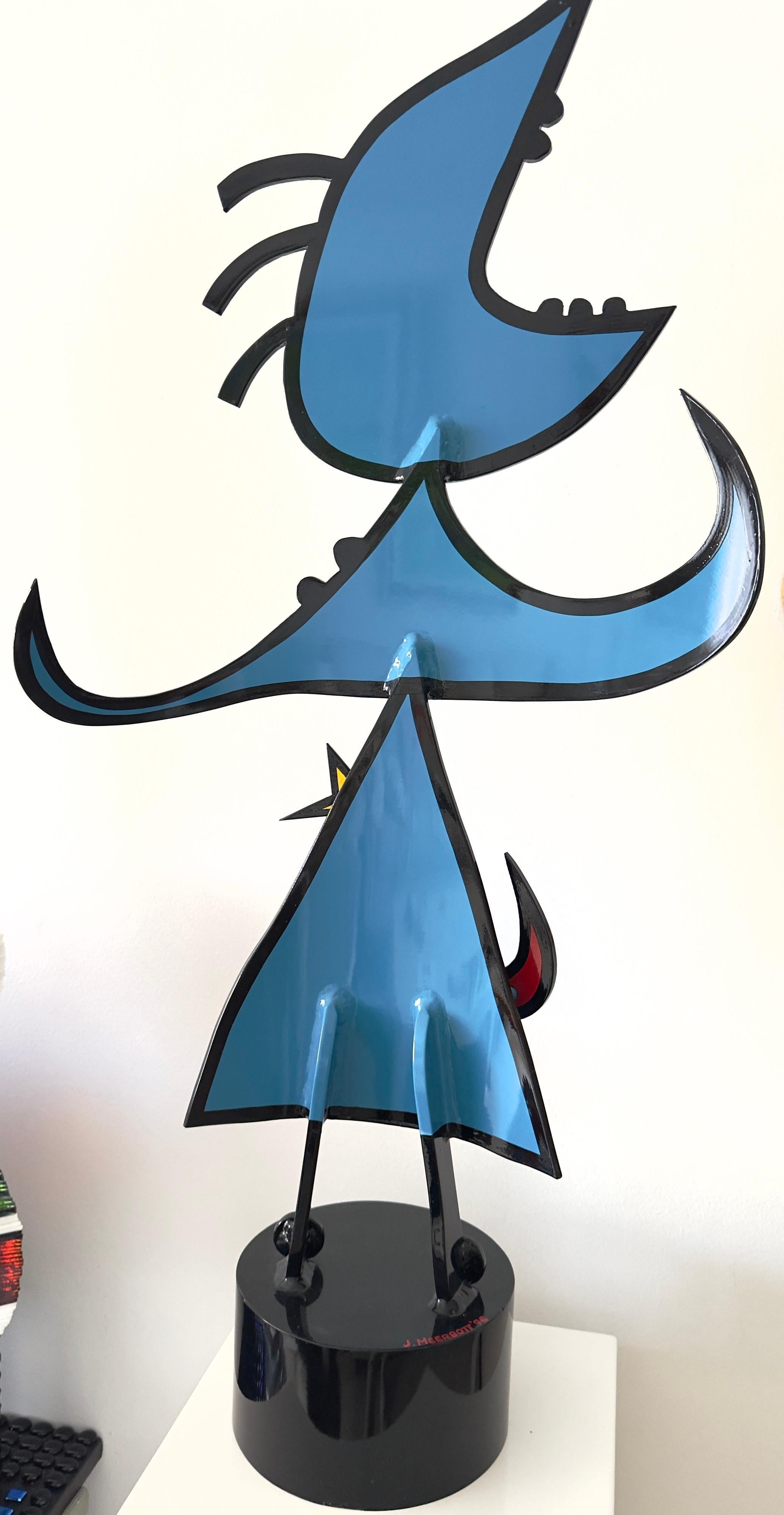 Sculpture de crémeux bleus en vente 3