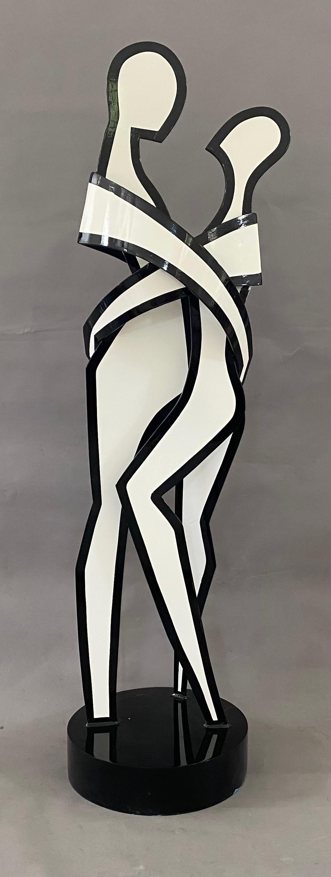 Amoureux - Contemporain Sculpture par Joseph Meerbott