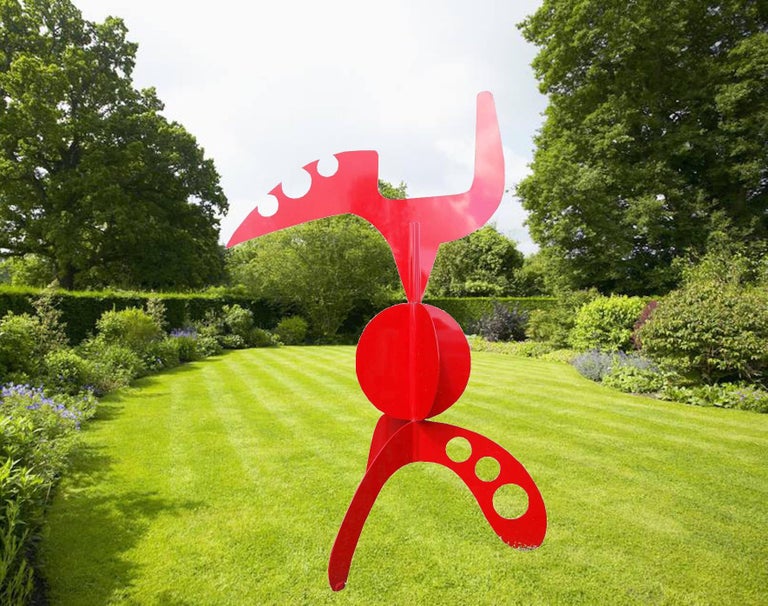Joseph Meerbott Planet X Large Red Garden Sculpture For Sale At 1stdibs Flower pottery sculptures by carolyn clayton. 1stdibs
