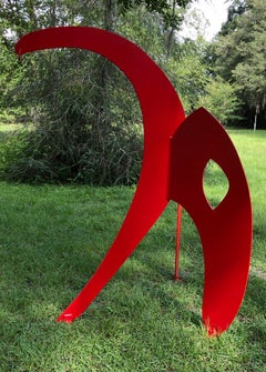 Roter Ameisenbär-Garten-Skulptur