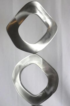 Trinity Aluminio Cepillado 58" Alto