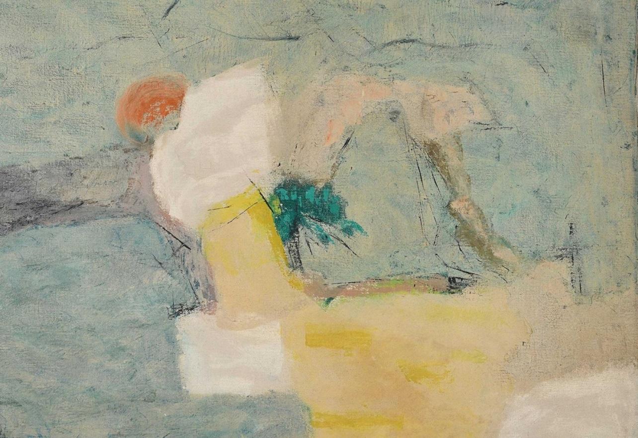 Joseph Meert  (Americano/Belga, 1905-1990) 
Paesaggio astratto, firmato in basso a destra 