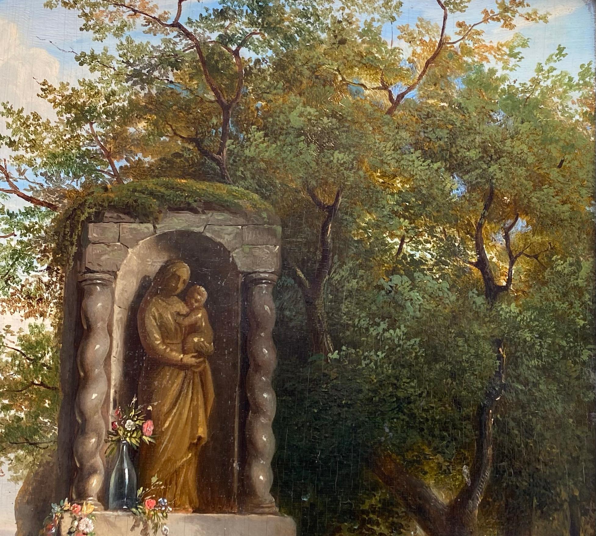 Ensemble en prière de Joseph Meganck ( 1807  - 1891 ), signé et daté de 1845 en vente 10