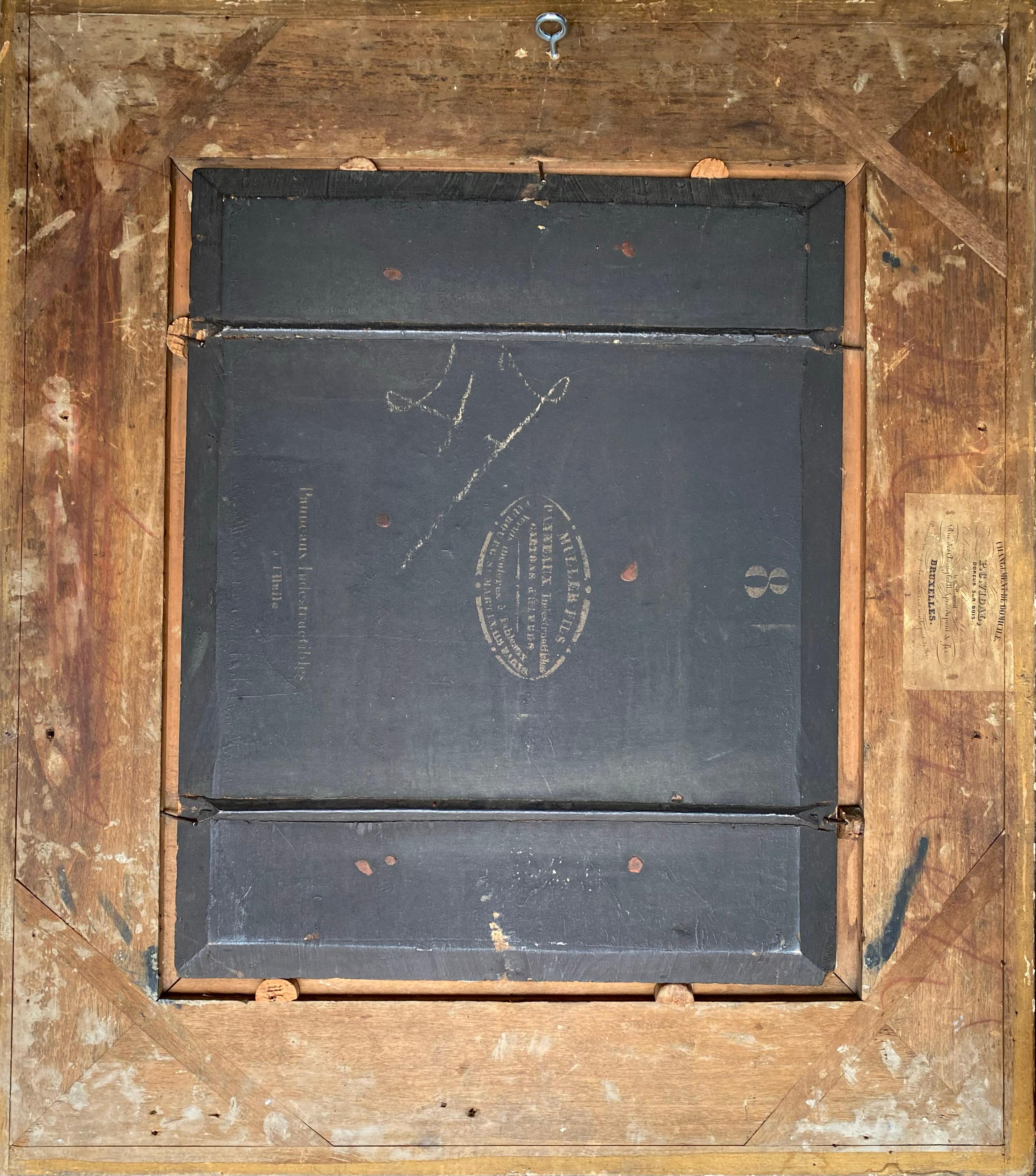 Ensemble en prière de Joseph Meganck ( 1807  - 1891 ), signé et daté de 1845 en vente 12