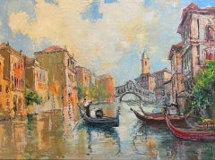 "Venice" by Joseph Meneses Tapias - Oil on canvas - 58.5x78 cm
