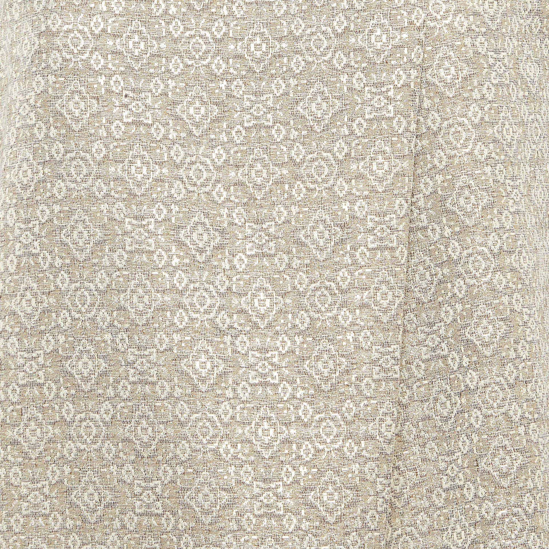 Minivestido sin mangas de jacquard metalizado Joseph Sally M Beige en venta
