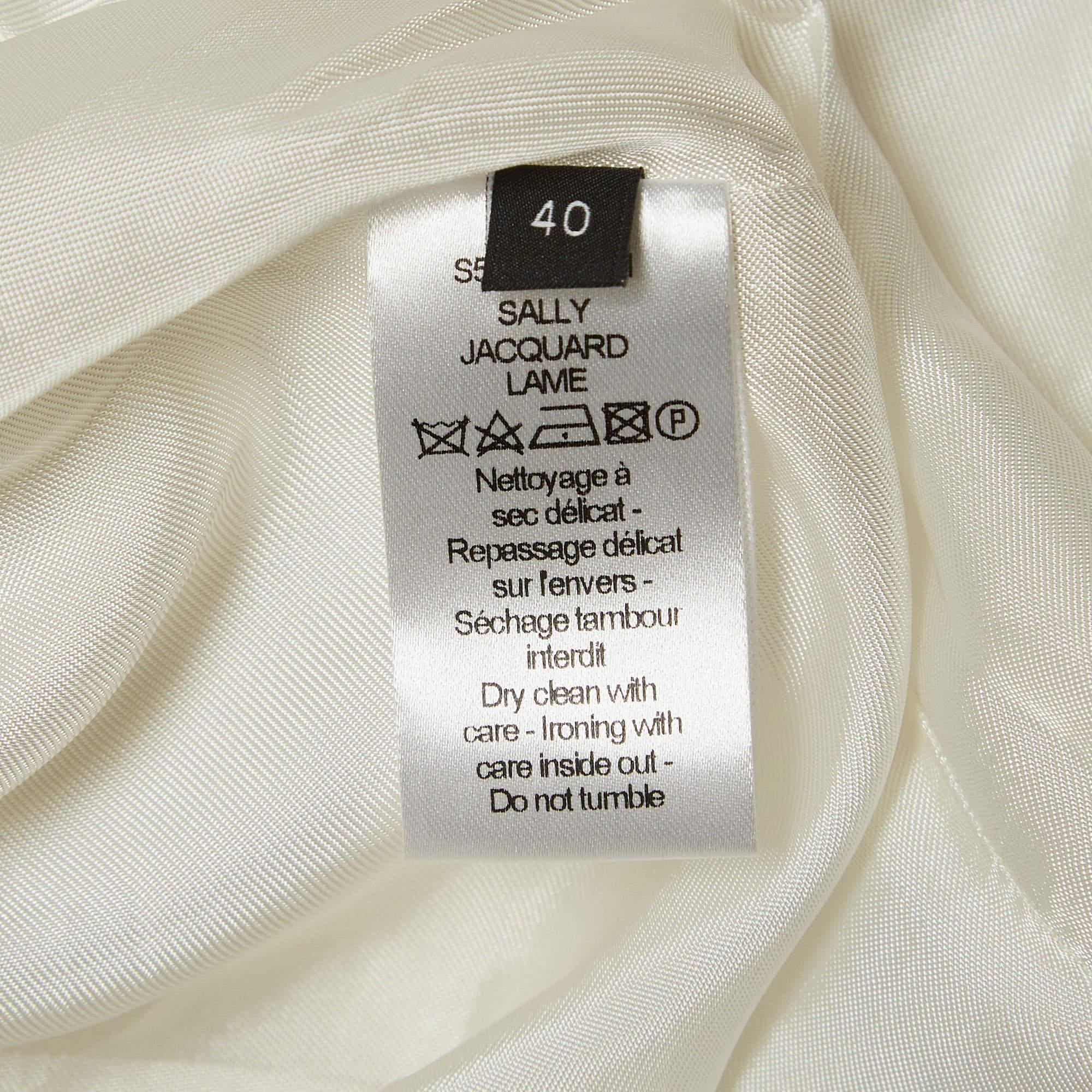 De las mujeres Minivestido sin mangas de jacquard metalizado Joseph Sally M en venta