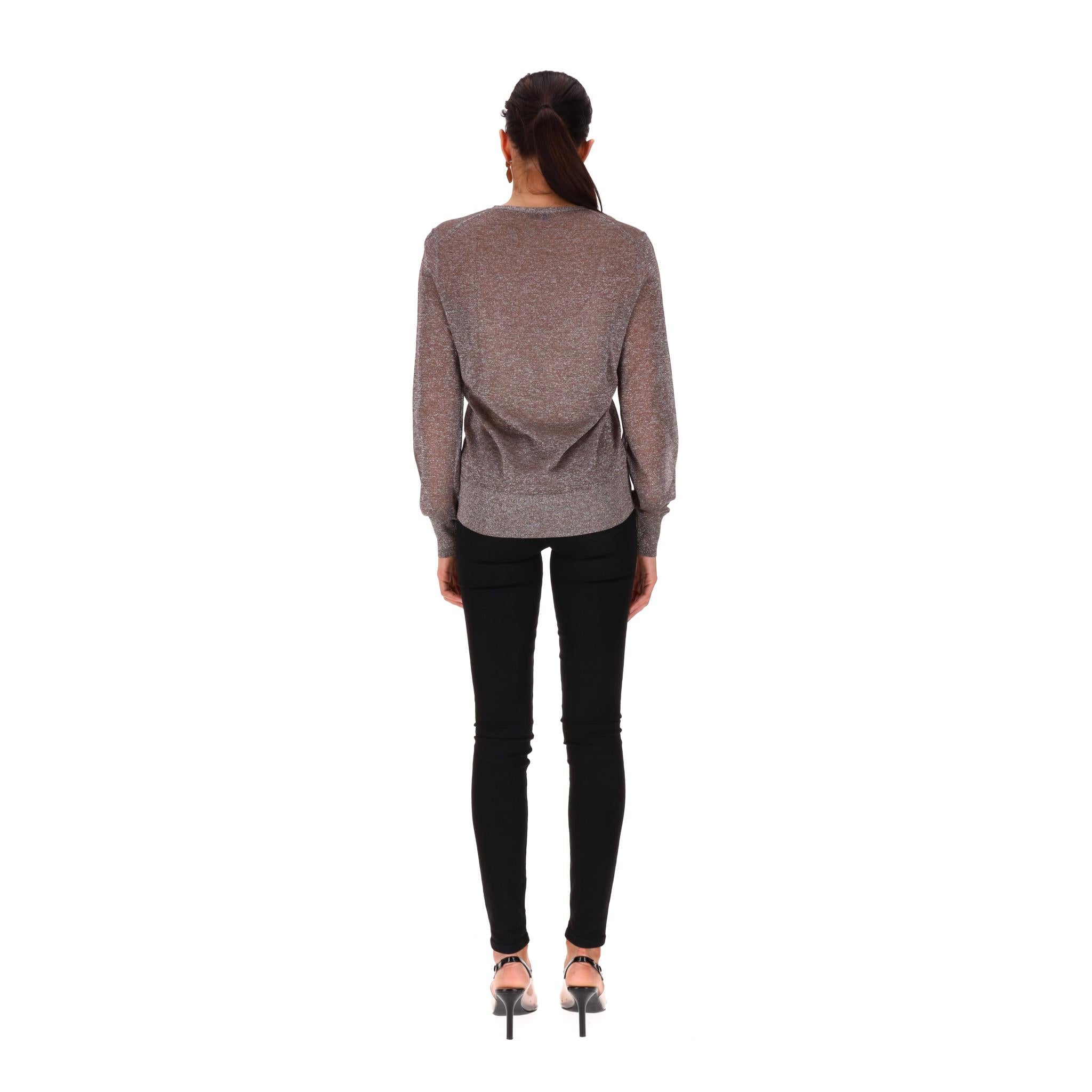 Joseph Metallic V-Neck Jumper Excellent état à London, GB