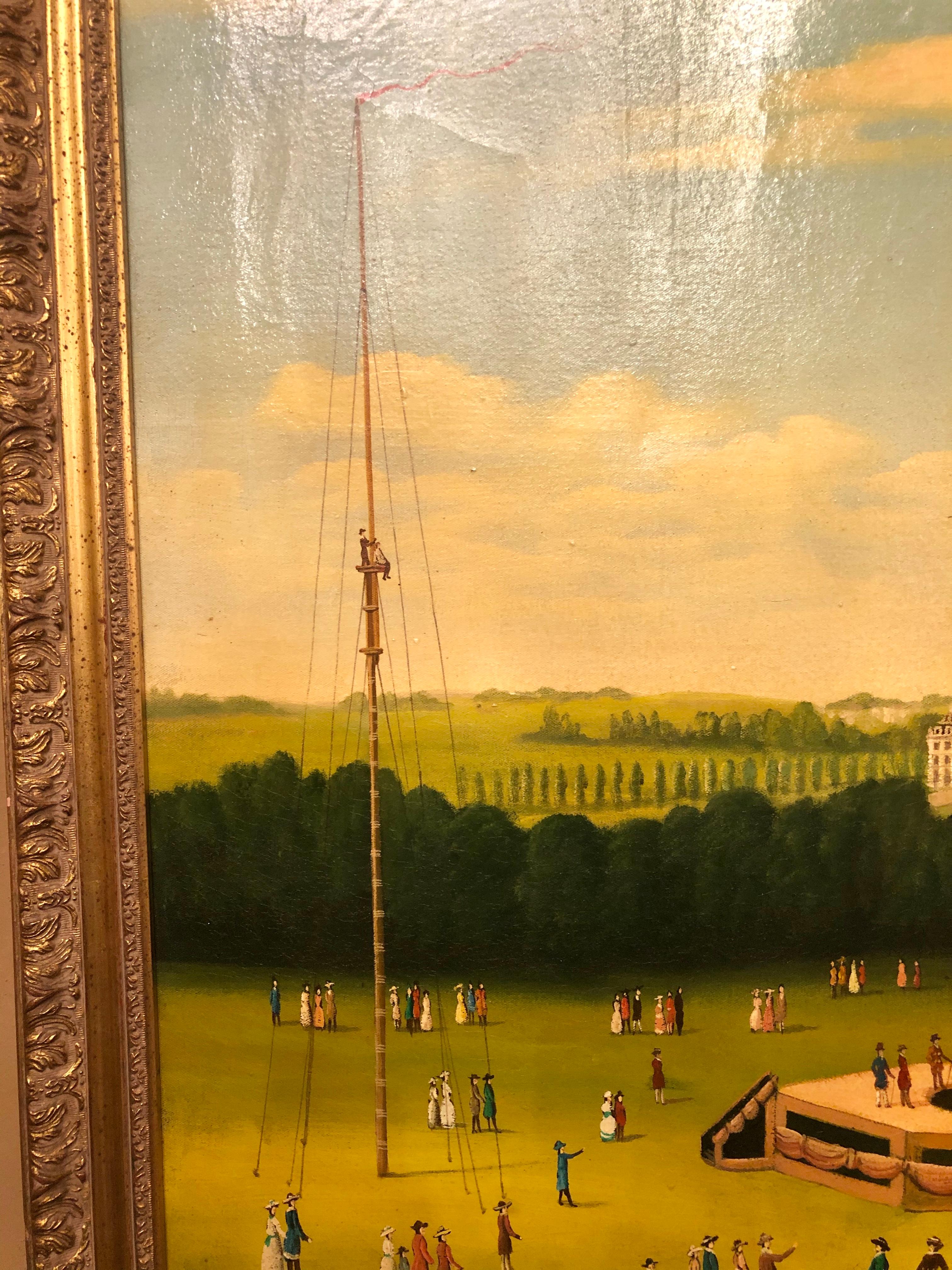 Joseph-Michel Montgolfier and Jacques-Étienne Montgolfier Oil Painting 7