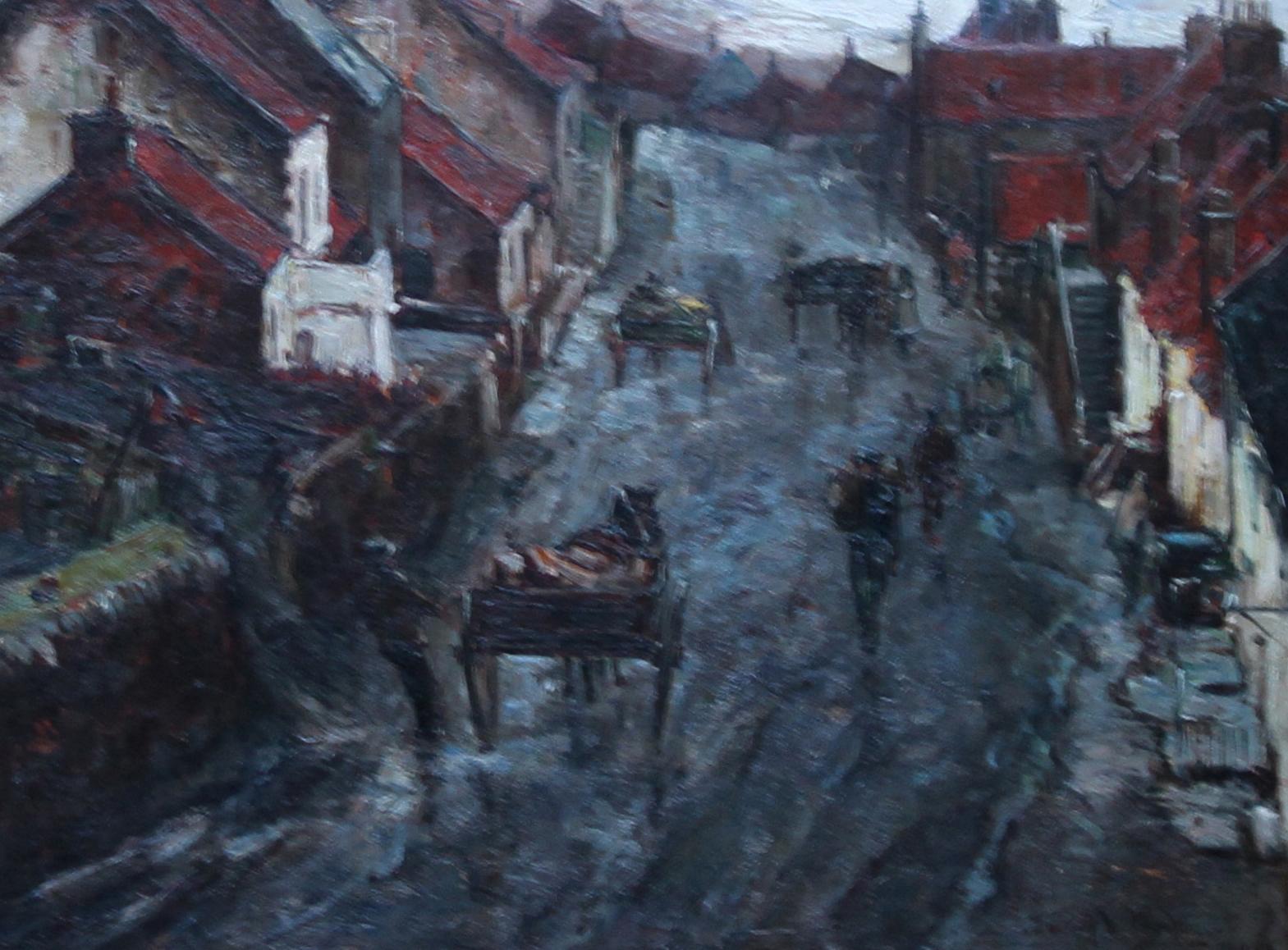A stunning large Victorian oil painting by noted Scottish listed artist Joseph Milne who exhibited extensively at The Royal Scottish Academy and The Royal Academy. It was painted in 1881 and is in very good condition in its original gilt Empire