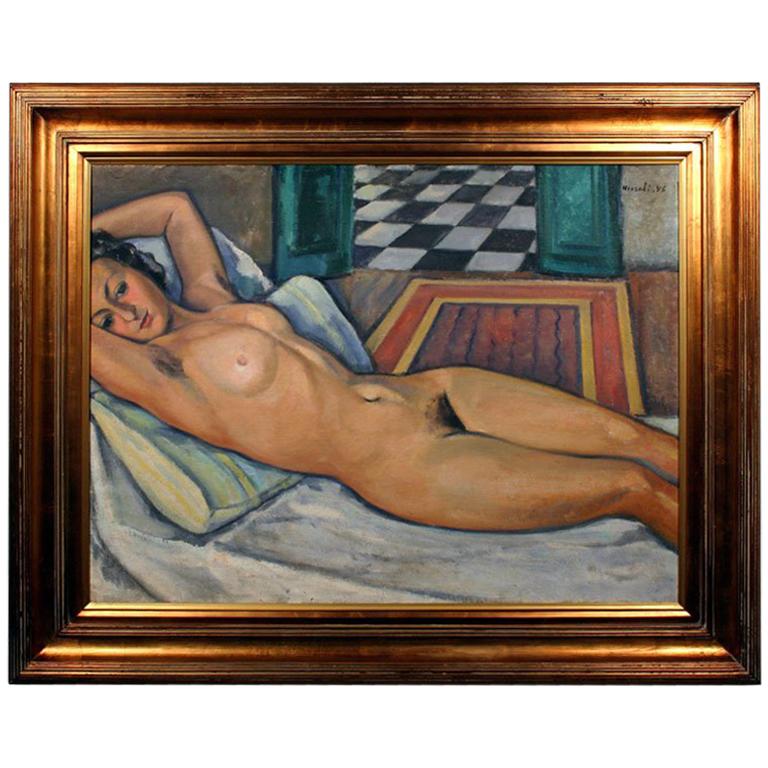 Joseph Misraki, Egitto, nato nel 1895 "Nudo reclinato" in vendita