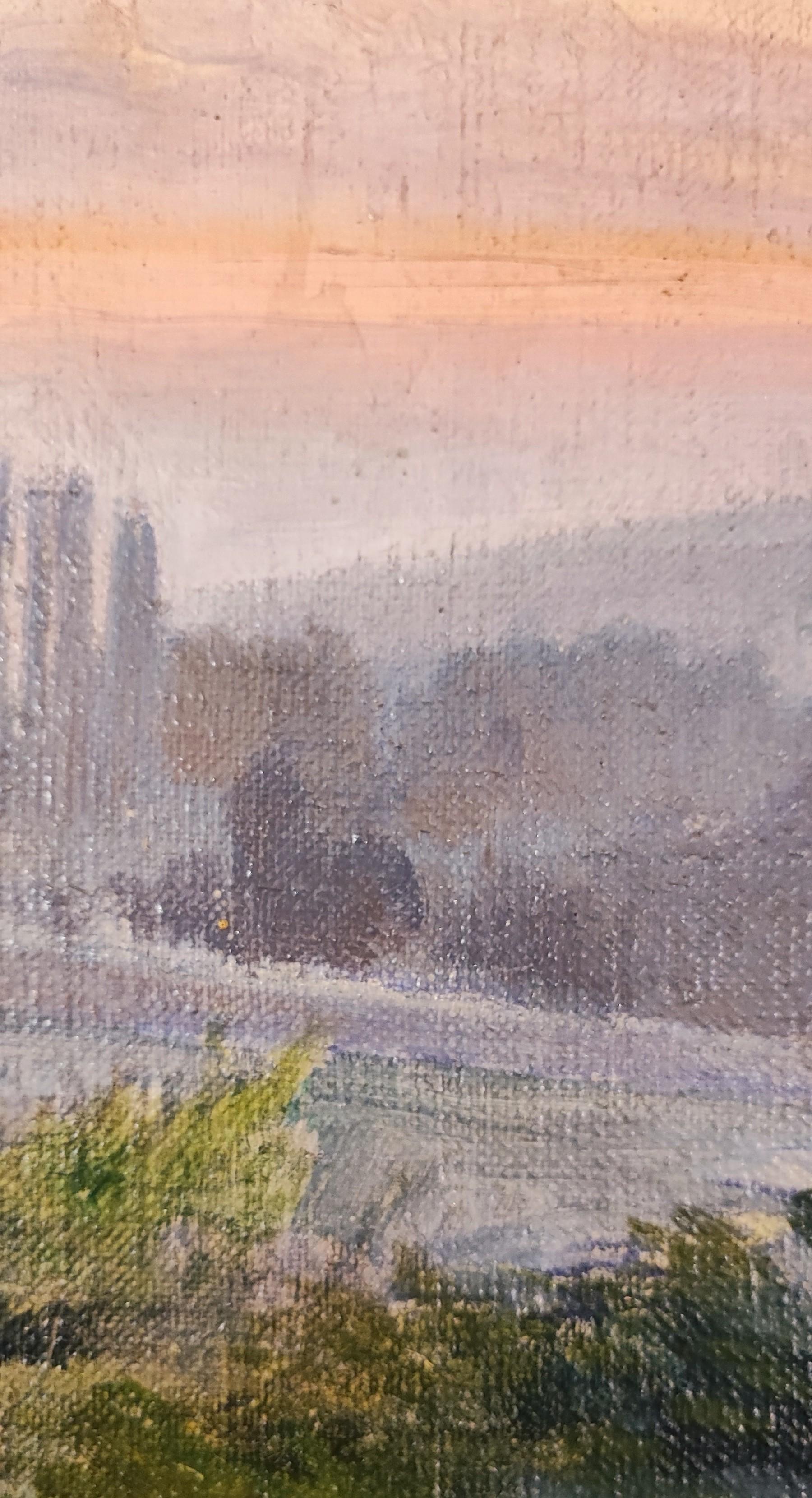 Landschaft bei Sonnenuntergang im Angebot 1