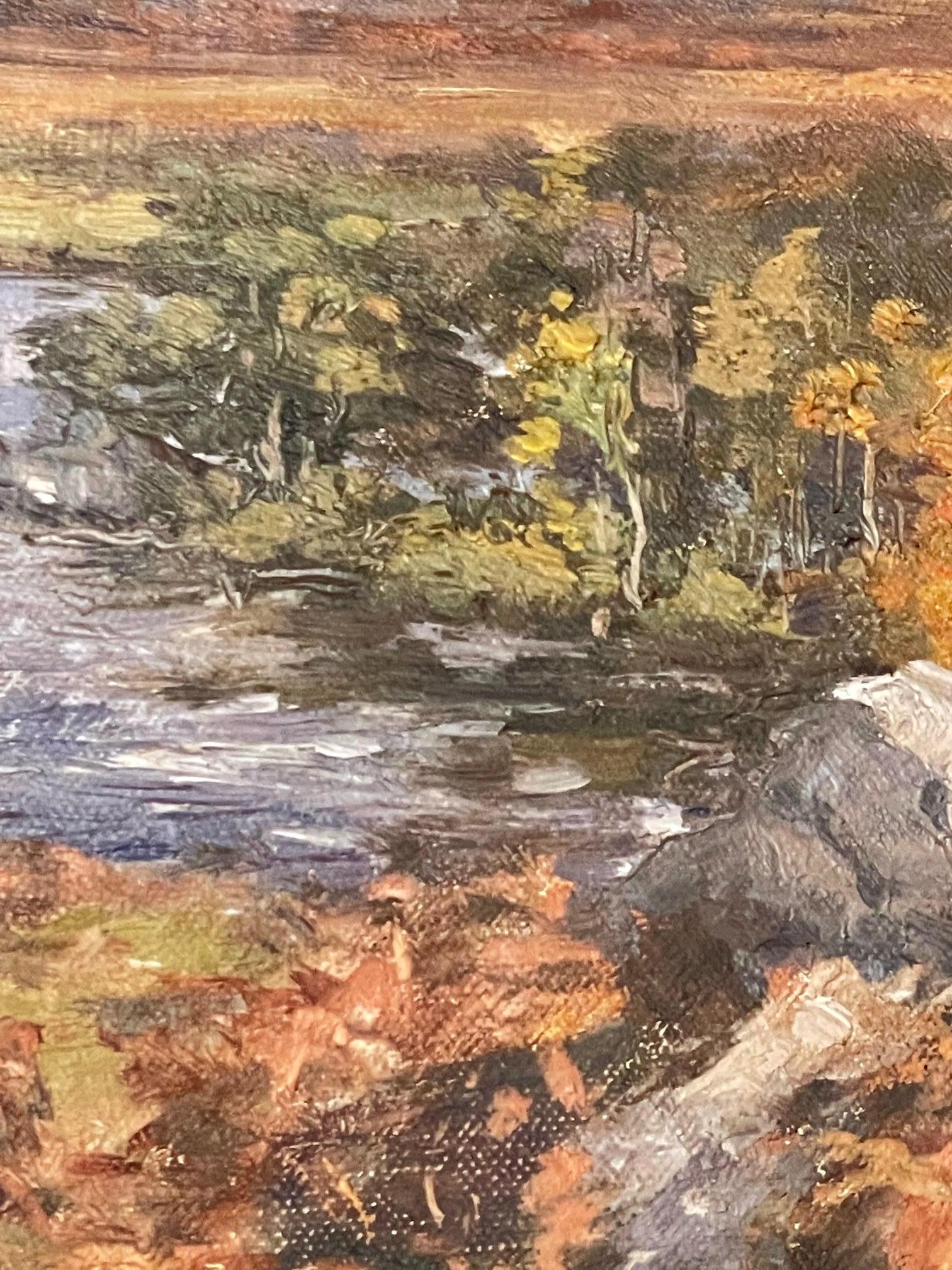 Scène de rivière d'automne en vente 4