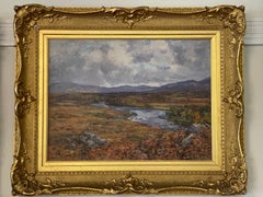 Antique Autumnal River Scene