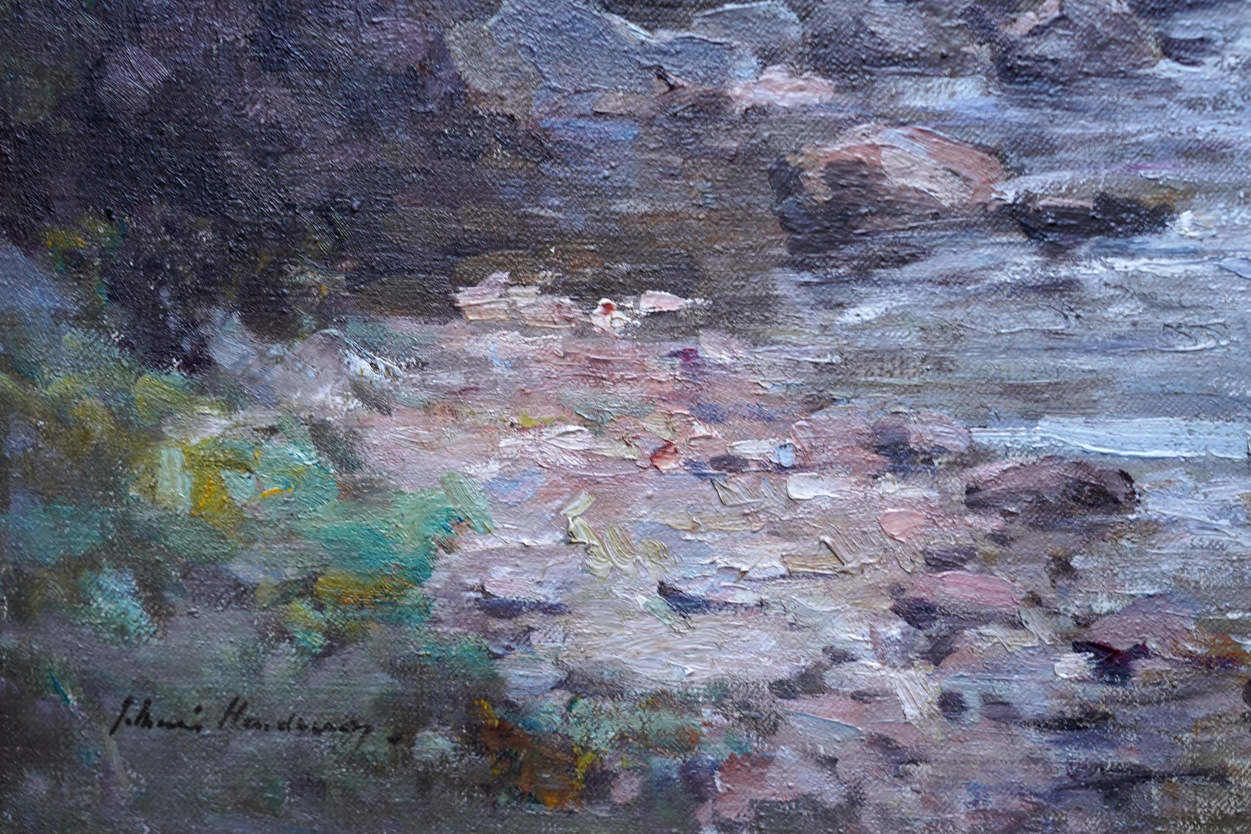 Moorland Stream Balquhidder - Scottish Impressionist  1923 exhib oil painting  For Sale 5