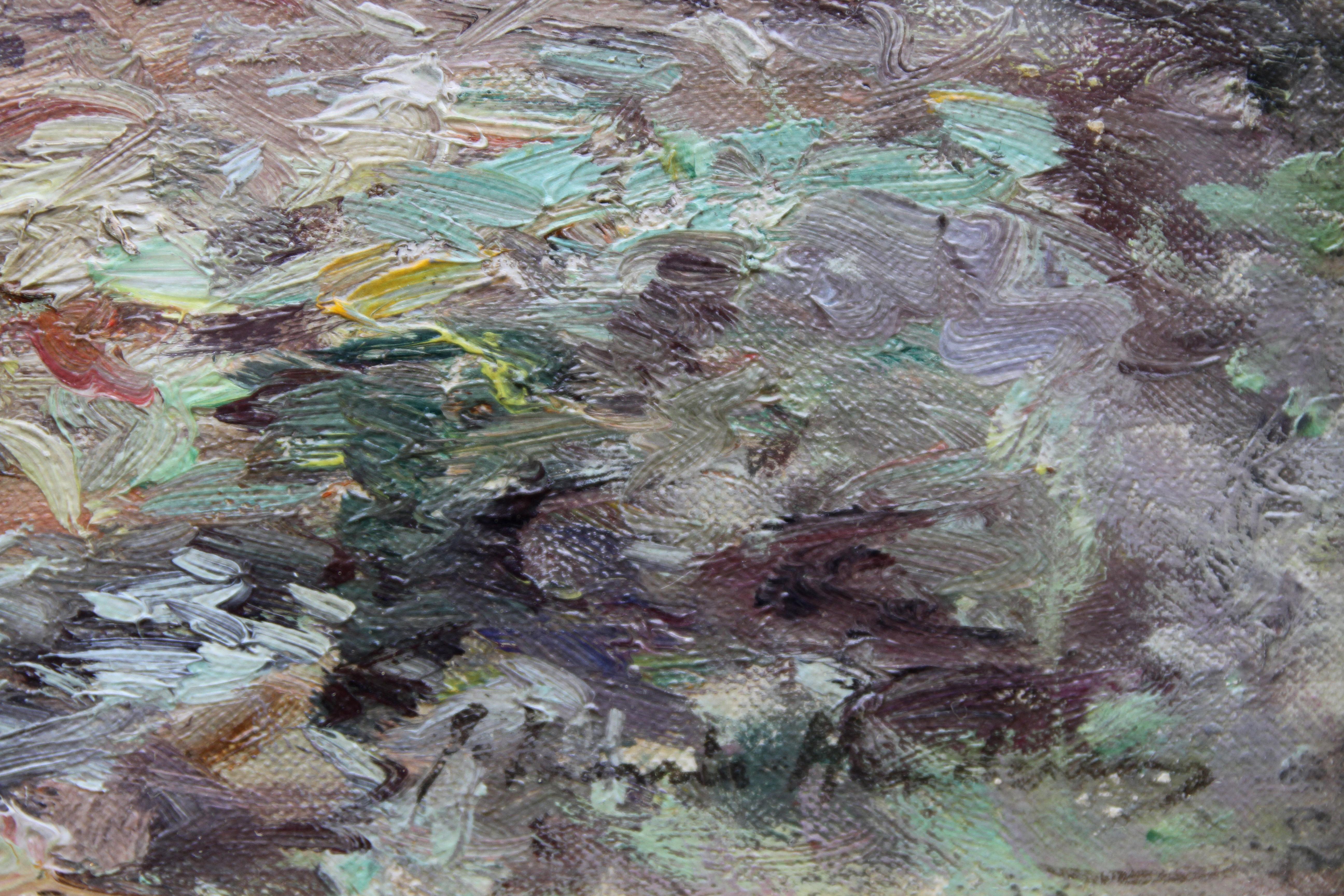 Tabert Castle Loch Fyne Scotland - Scottish Impressionist art oil painting For Sale 3
