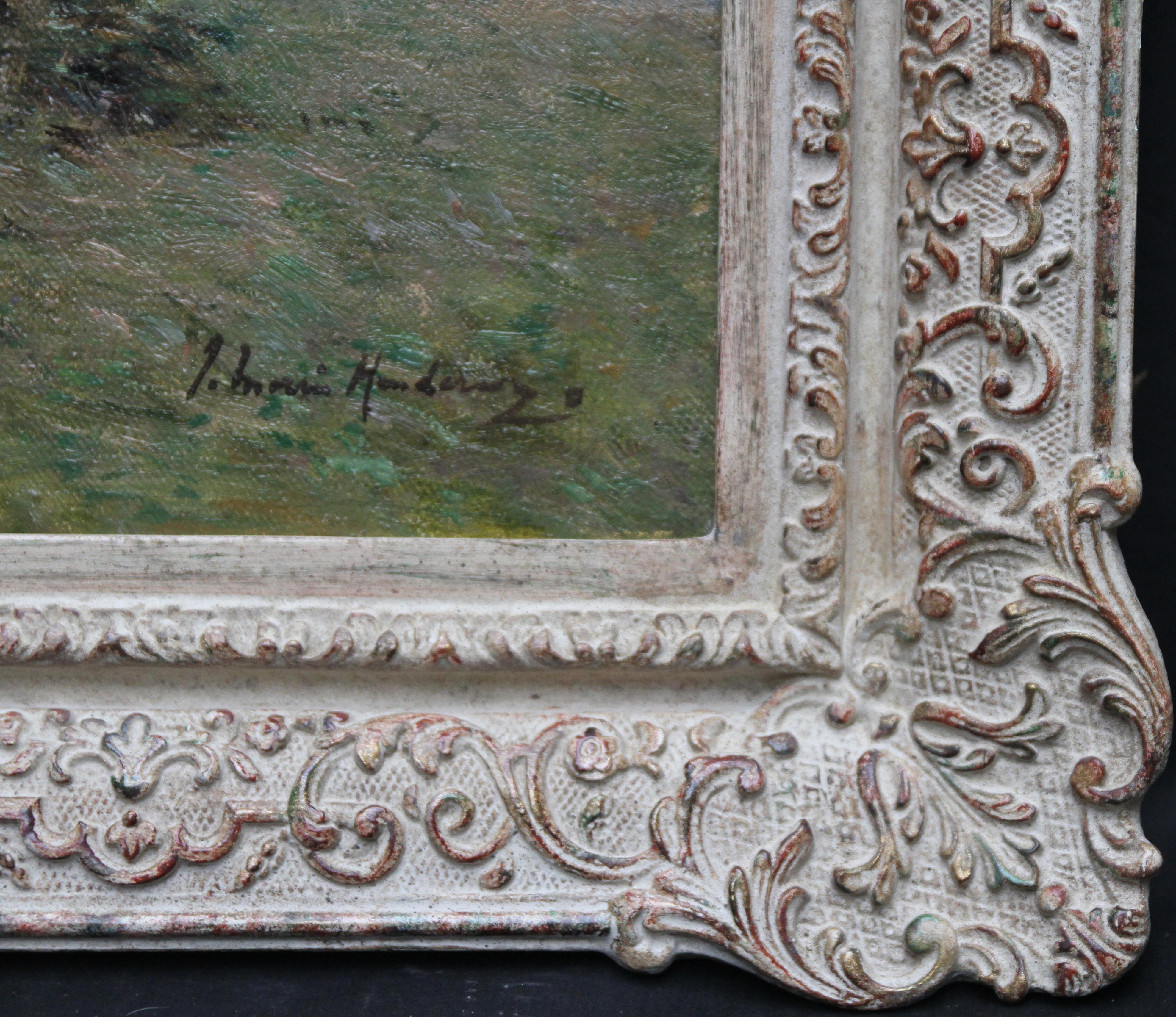 The Auld Brig Ballantrae - Scottish 19thC Impressionist landscape oil painting 2