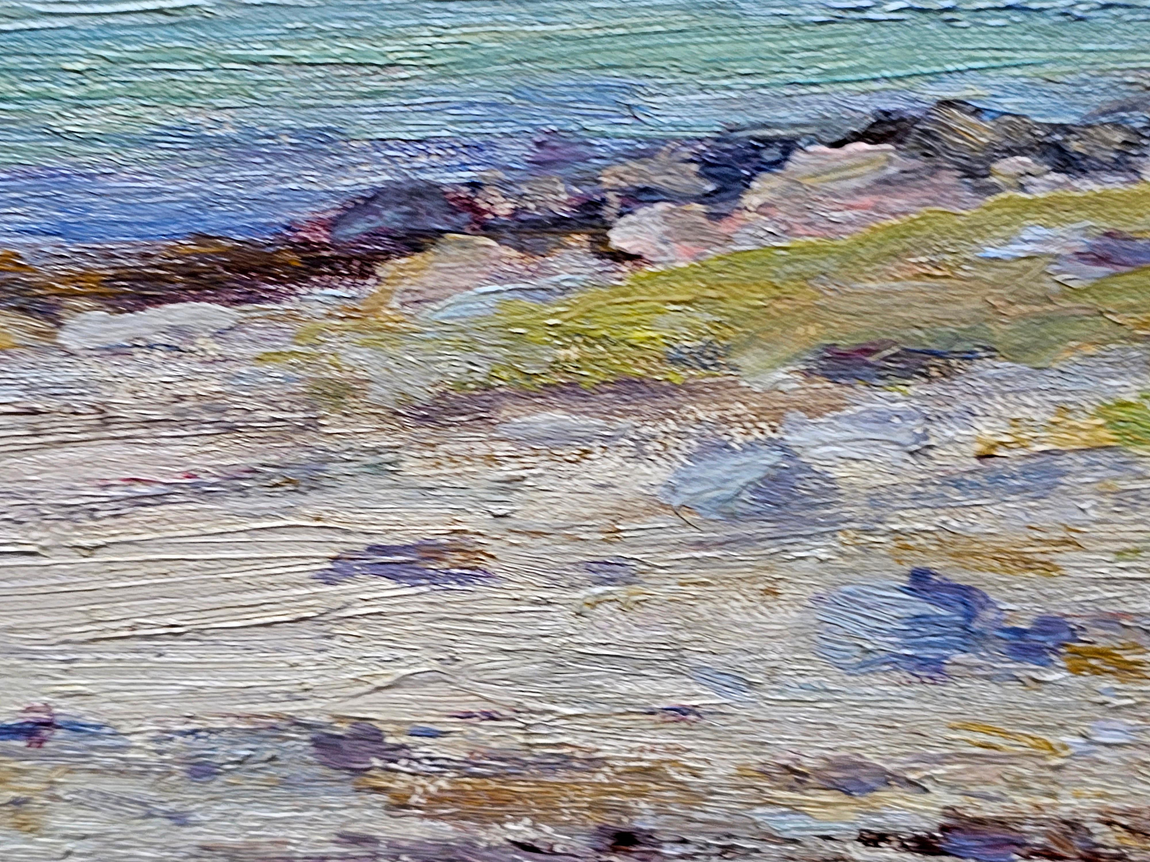 Tiree Coastal Landscape Scotland - Scottish Impressionist Edwardian oil painting For Sale 2