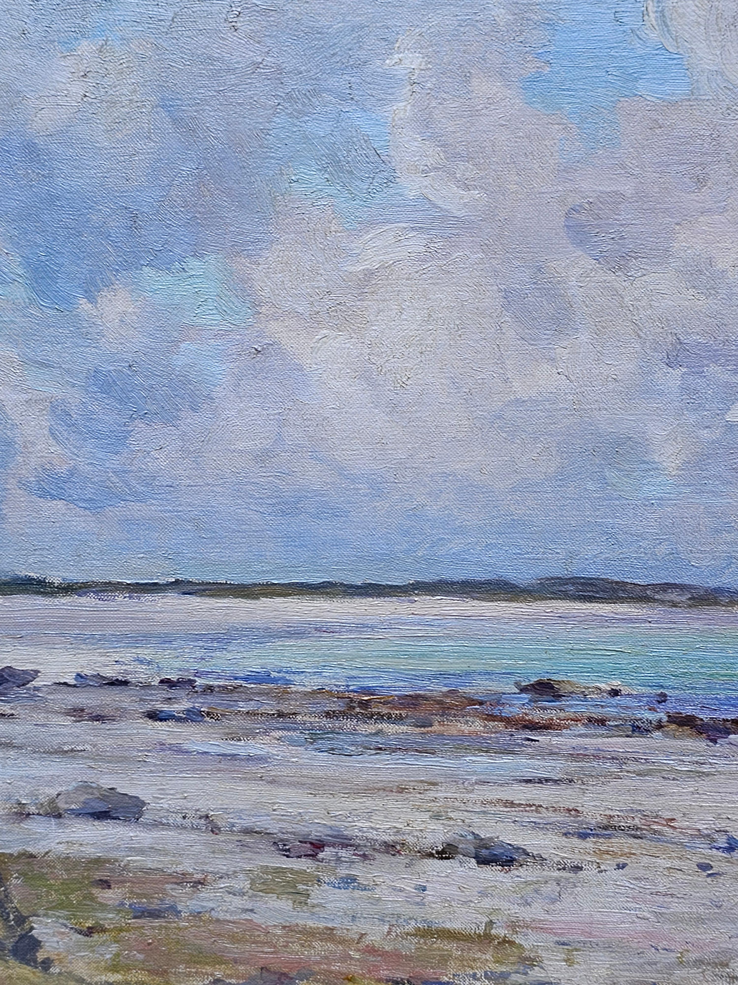 Tiree Coastal Landscape Scotland - Scottish Impressionist seascape oil painting 1