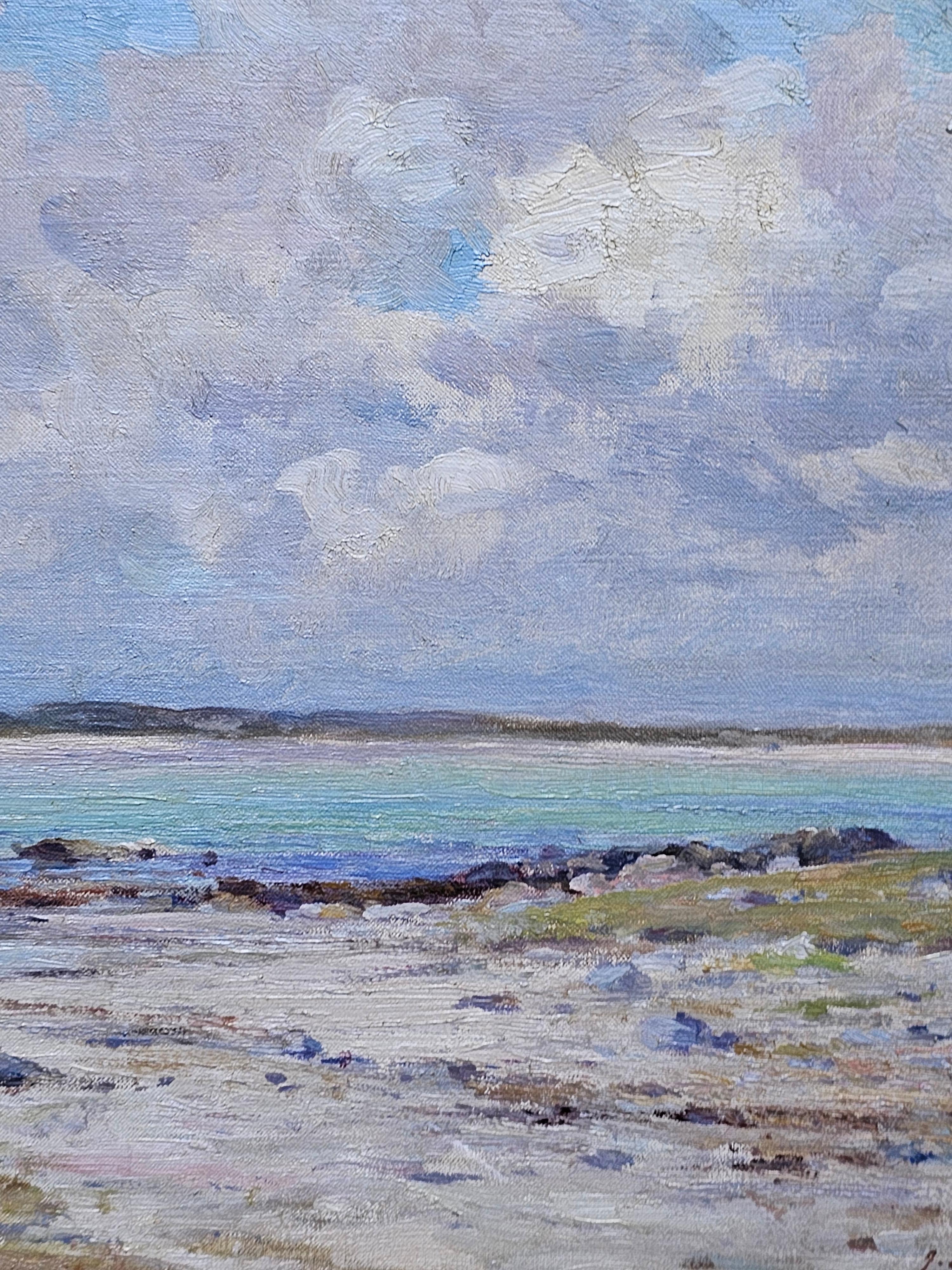 Tiree Coastal Landscape Scotland - Scottish Impressionist seascape oil painting 2