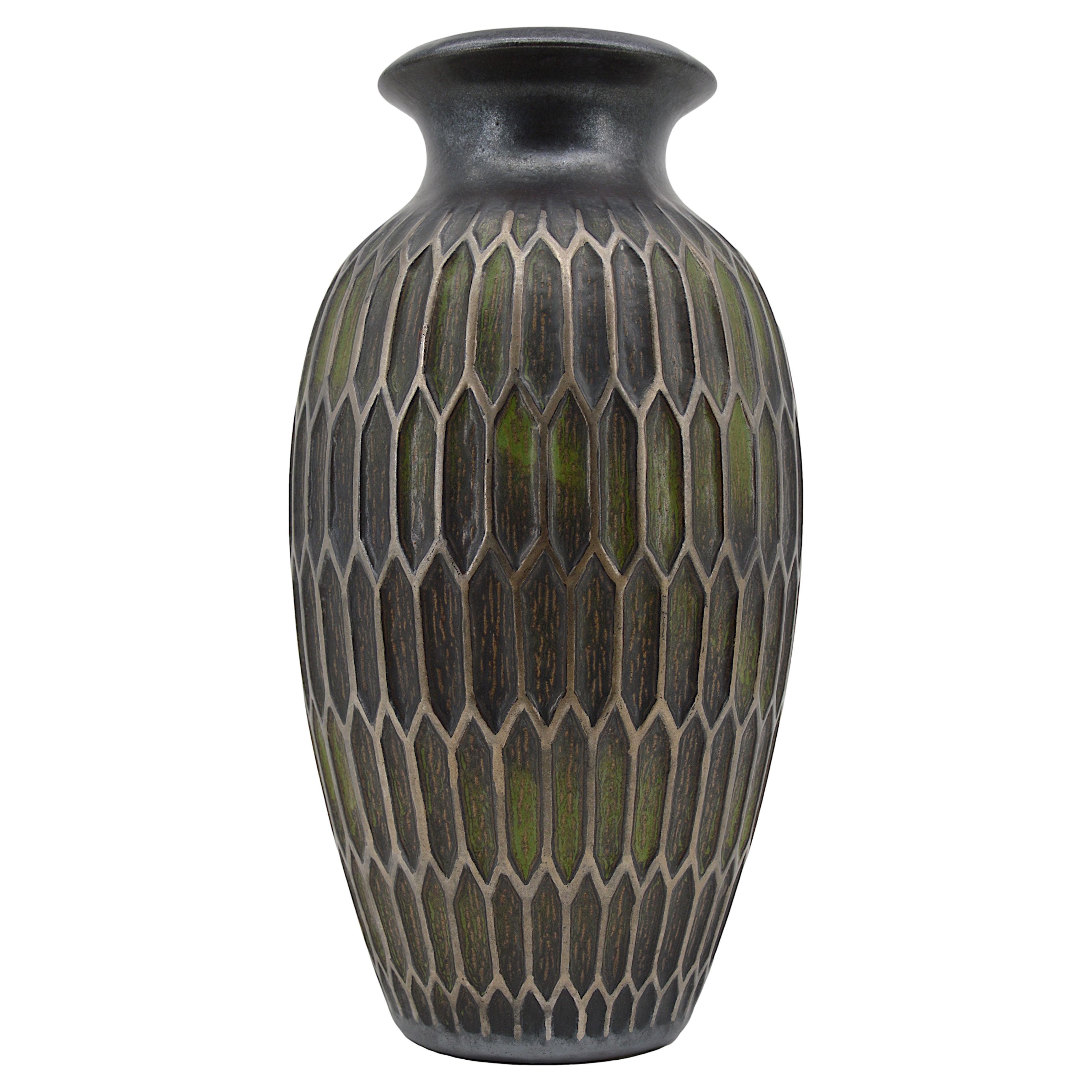 Joseph Mougin Vaso Art Deco, Nido d'ape, 1920