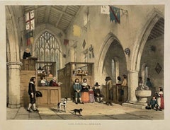Antique Chapel, Haddon Hall, Derbyshire, from "The Mansions of England in the Olden Time