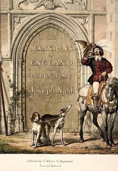 Joseph Nash ca. 1839-49 Frontespizio "Le dimore d'Inghilterra nell'antichità".