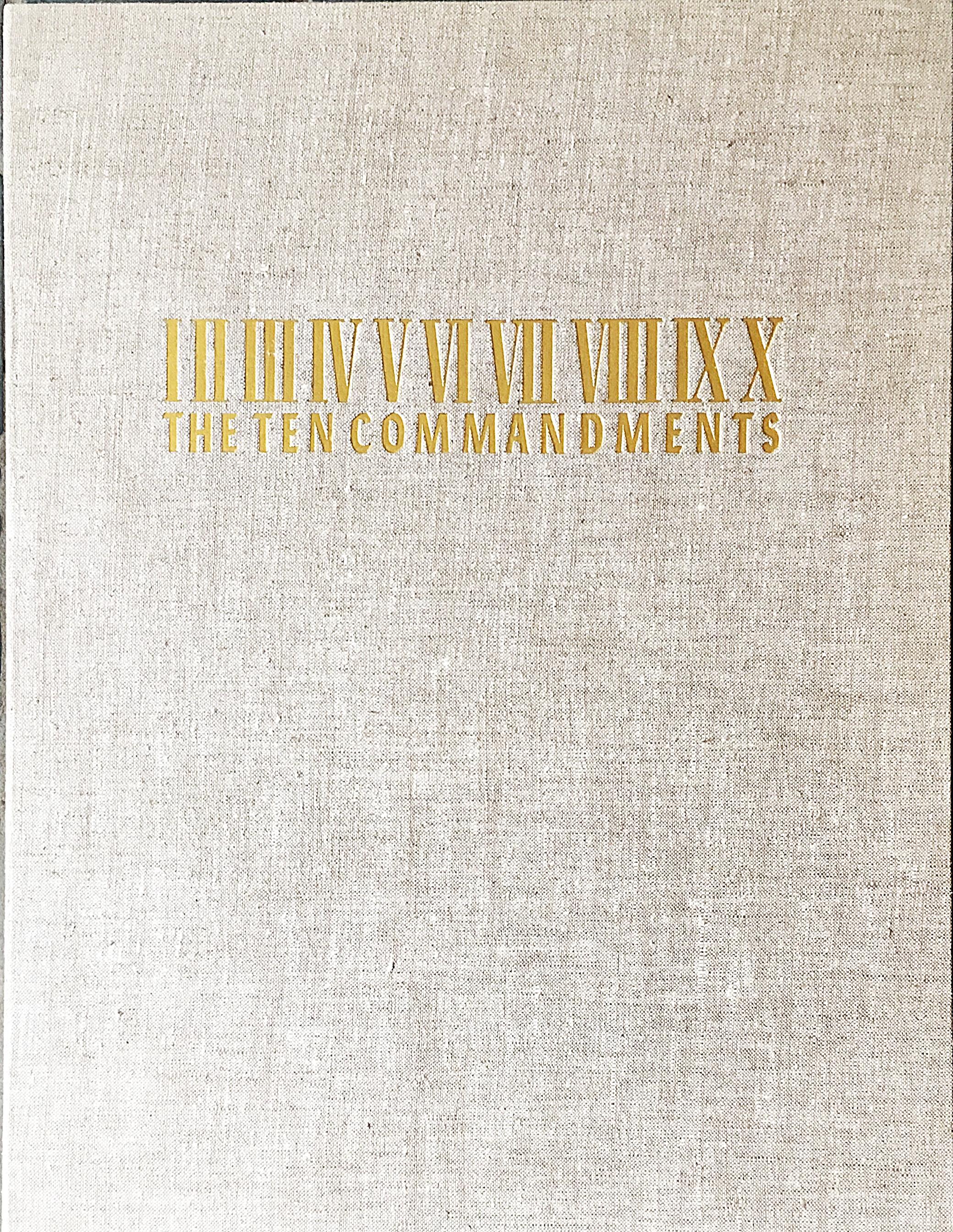 Thou Shalt Not Make Graven Images (The Second Commandment), Lithograph Signed/N For Sale 7