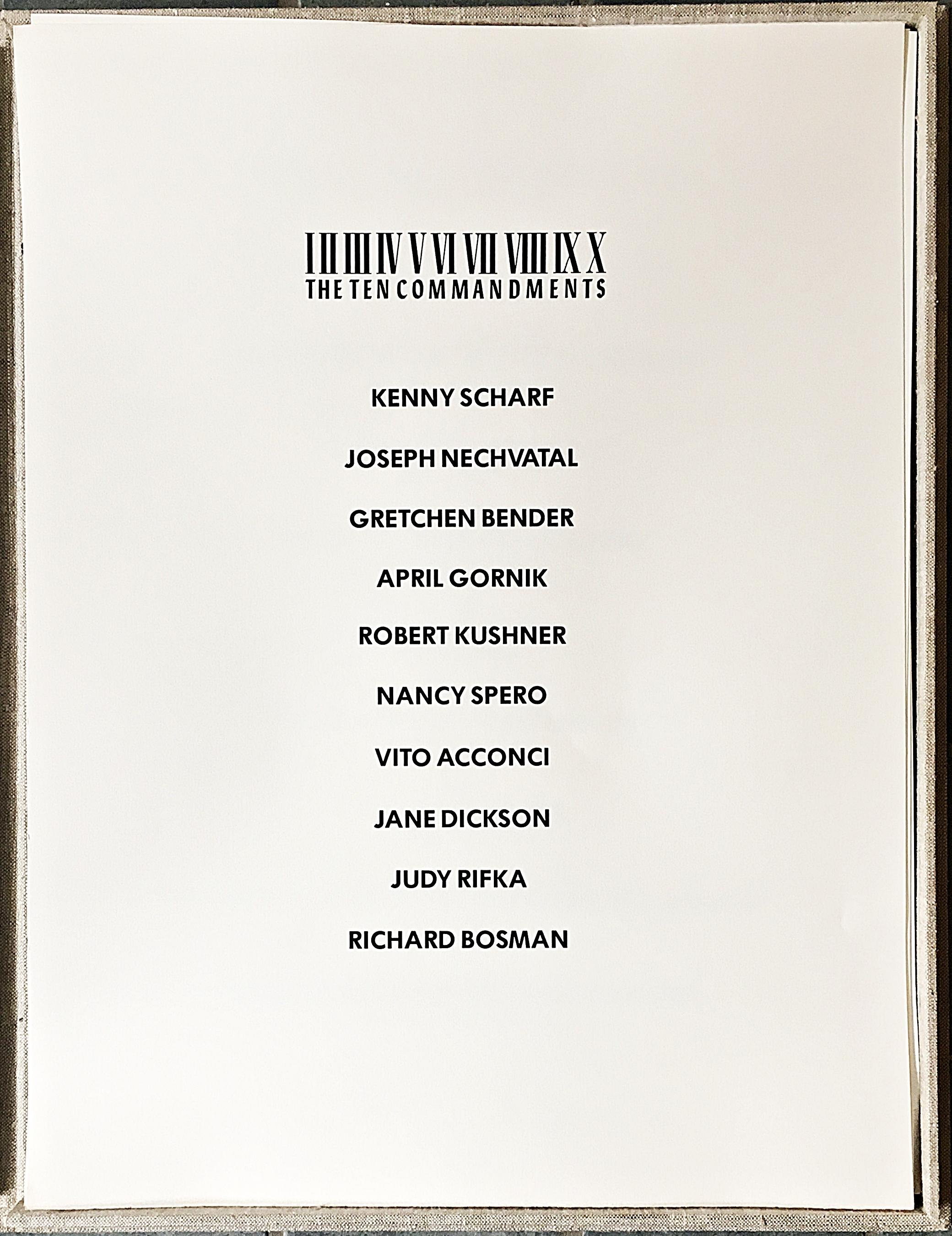 Thou Shalt Not Make Graven Images (The Second Commandment), Lithograph Signed/N For Sale 4