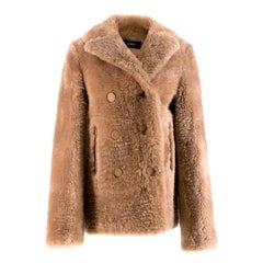 Joseph New Hector Shearling Coat US 6