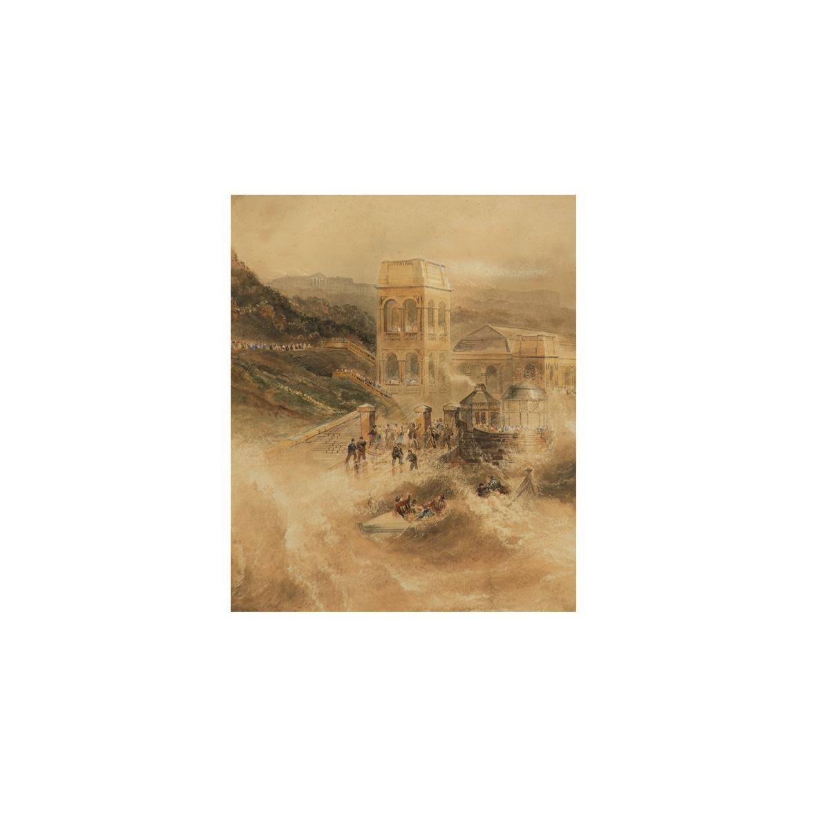 Inglese Joseph Newington Carter: La perdita della scialuppa di Scarborough Amelia, 1865 in vendita