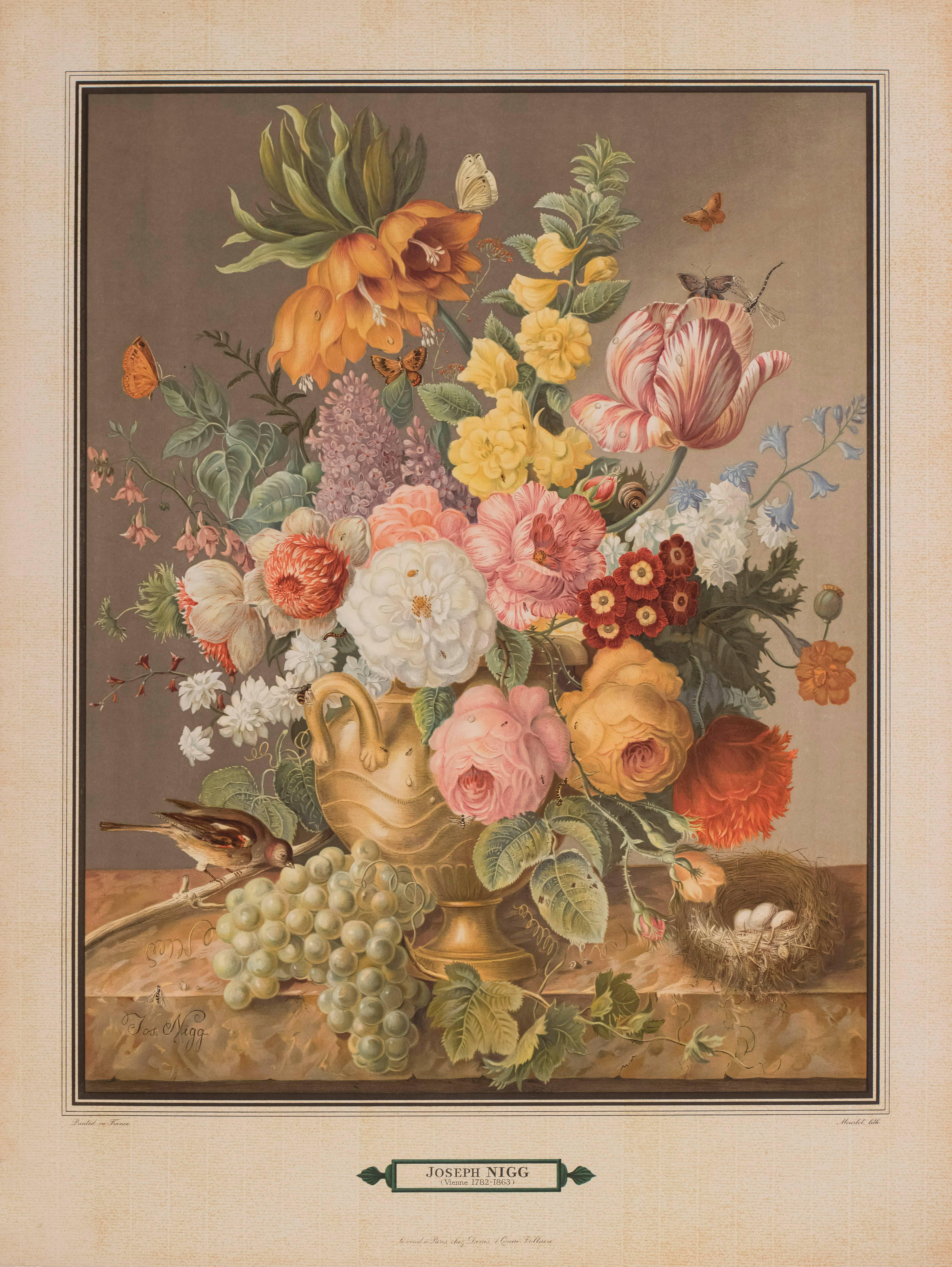 Joseph Nigg Still-Life Print - Bouquet #2