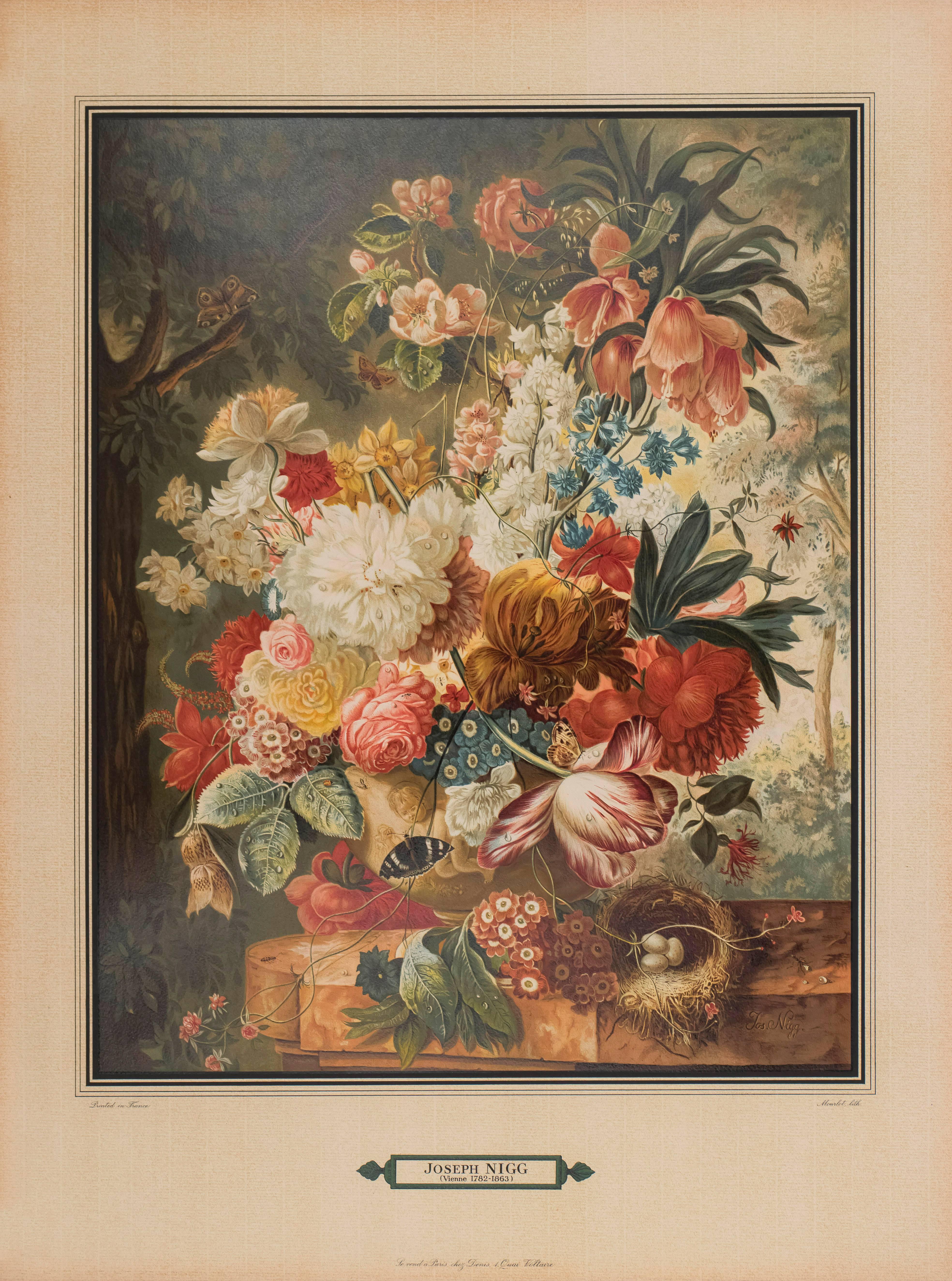 Joseph Nigg Still-Life Print - Bouquet #3 