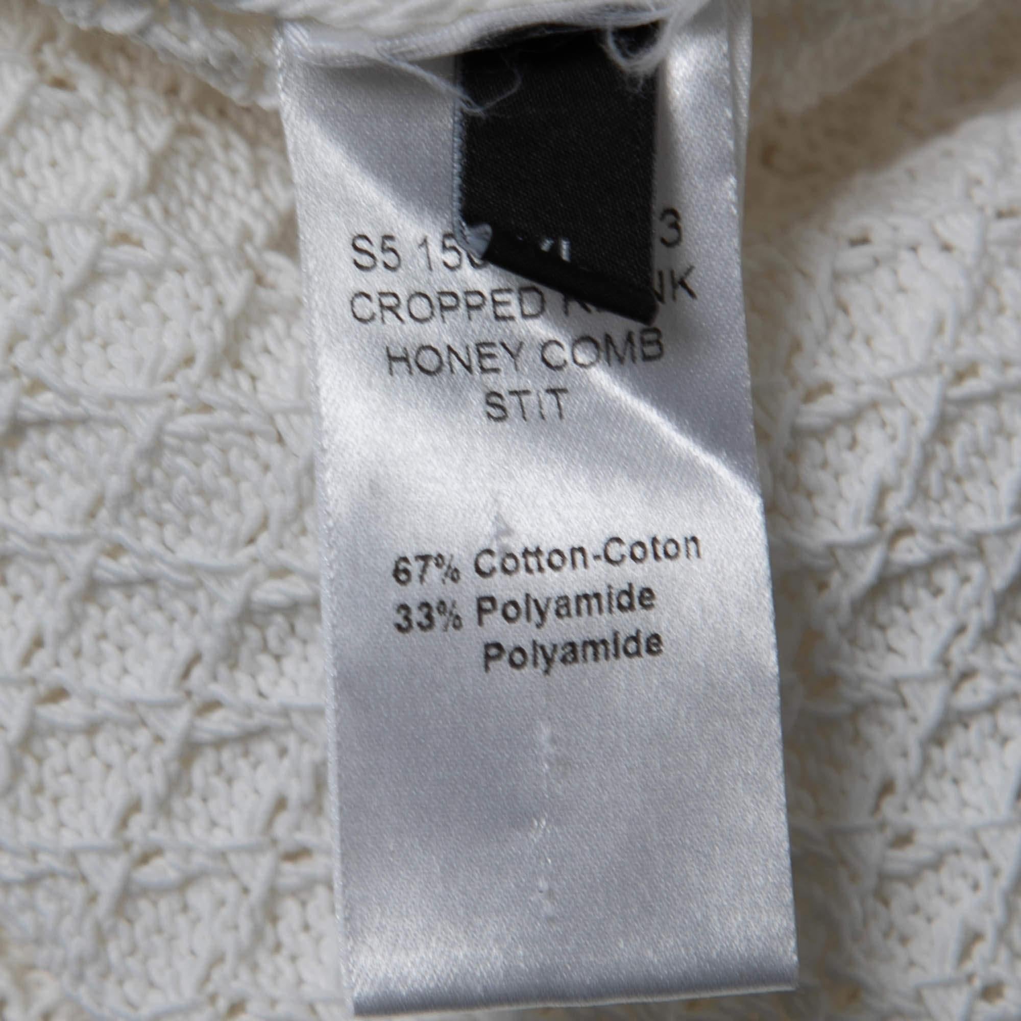 Pull Joseph blanc cassé en maille de coton mélangé XL Pour femmes en vente