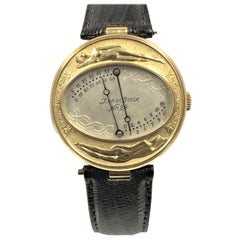 Joseph Op De Beeck Gold Sector Retrograde Wristwatch