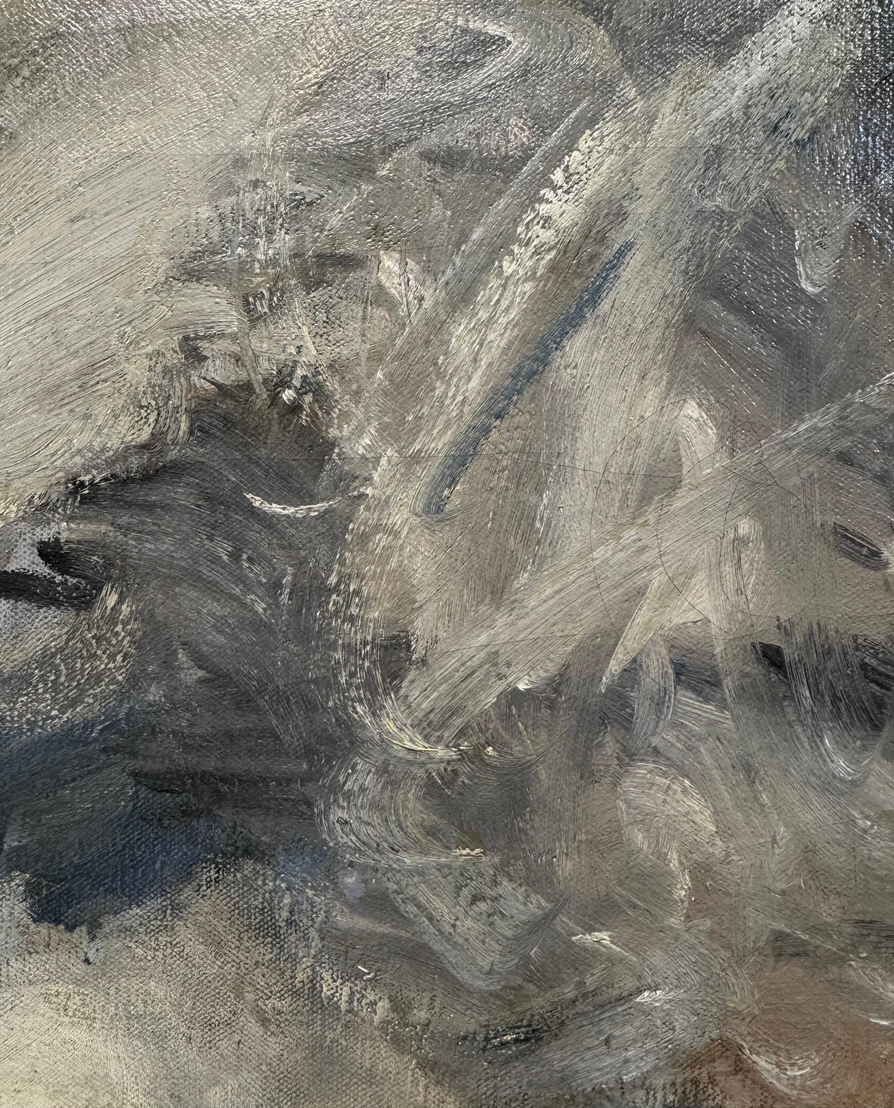 “Portrait of a Lady in White, c. 1905-10” Impressionist Edwardian Belle Époque en vente 1