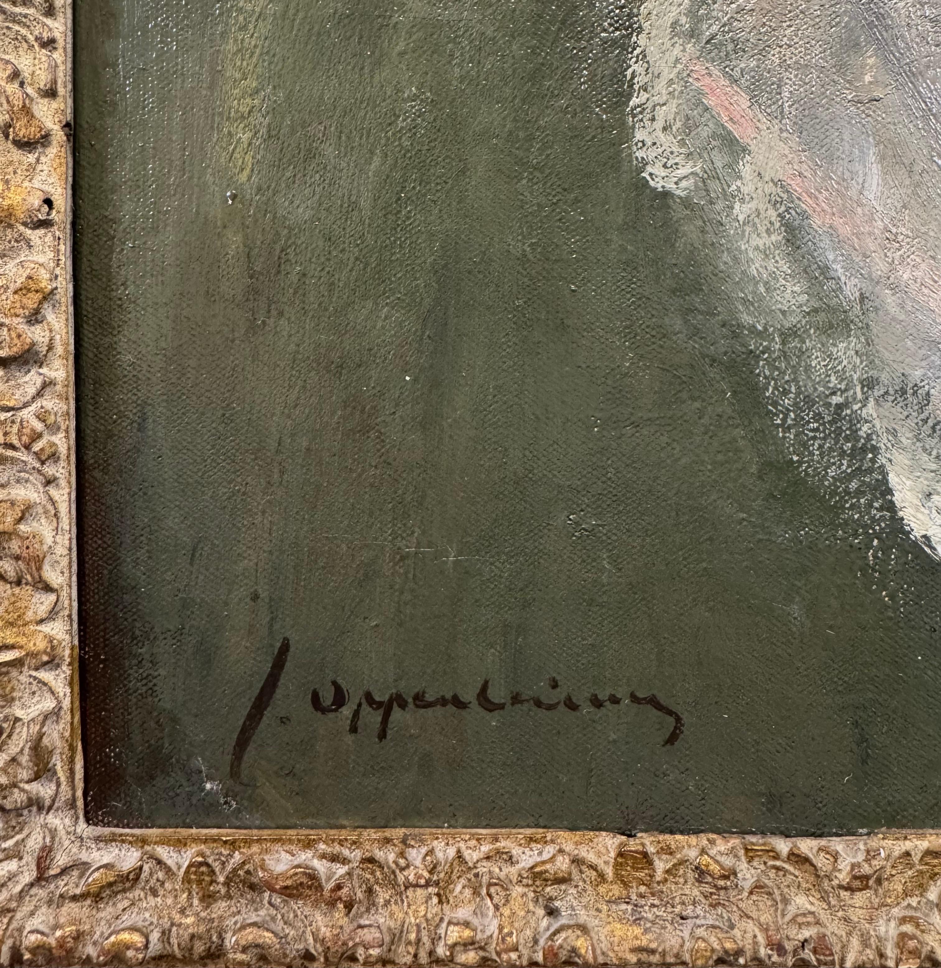 “Portrait of a Lady in White, c. 1905-10” Impressionist Edwardian Belle Époque en vente 4