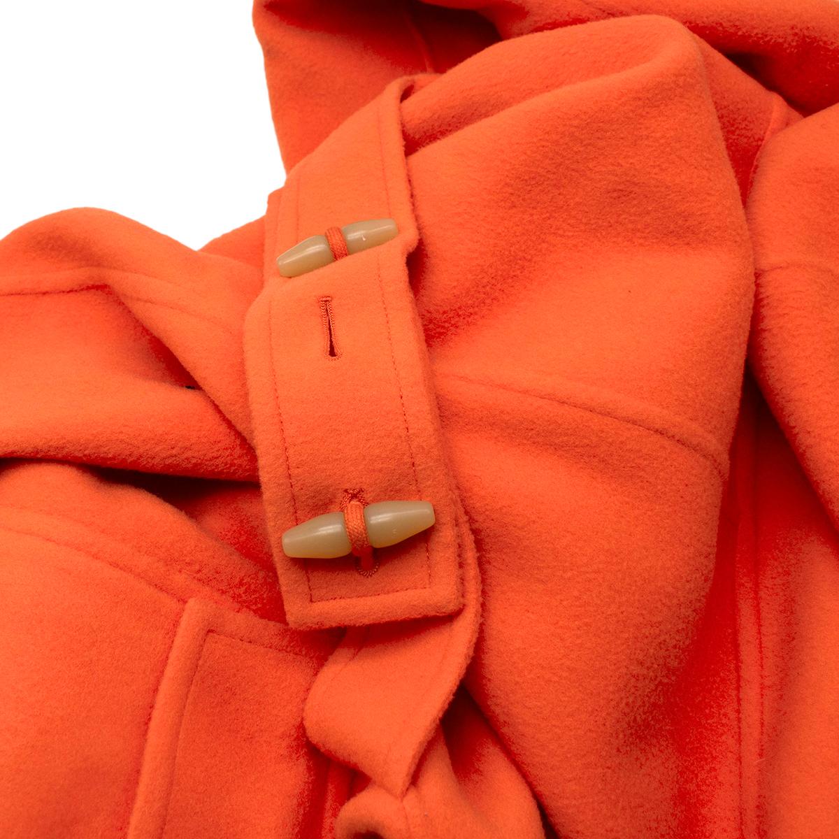 Women's Joseph Orange Maken Wool Duffle Coat - US 0-2 For Sale