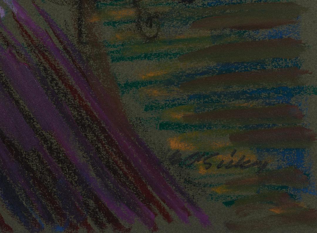 Œuvre vendue au profit du CLEVELAND INSTITUTE OF ART

Joseph B. O'Sickey (américain, 1918-2013)
Nature morte d'intérieur avec chaise et fleurs
Pastel et huile sur papier vert
Signé en bas à droite 
19.75 x 25.5 pouces

Joseph O'Sickey, né à Détroit