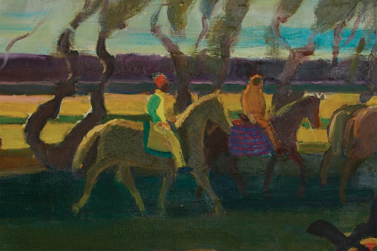 Joseph O'Sickey - Autumn Riders and Red Wing Black Birds, 1993 - Horse ...