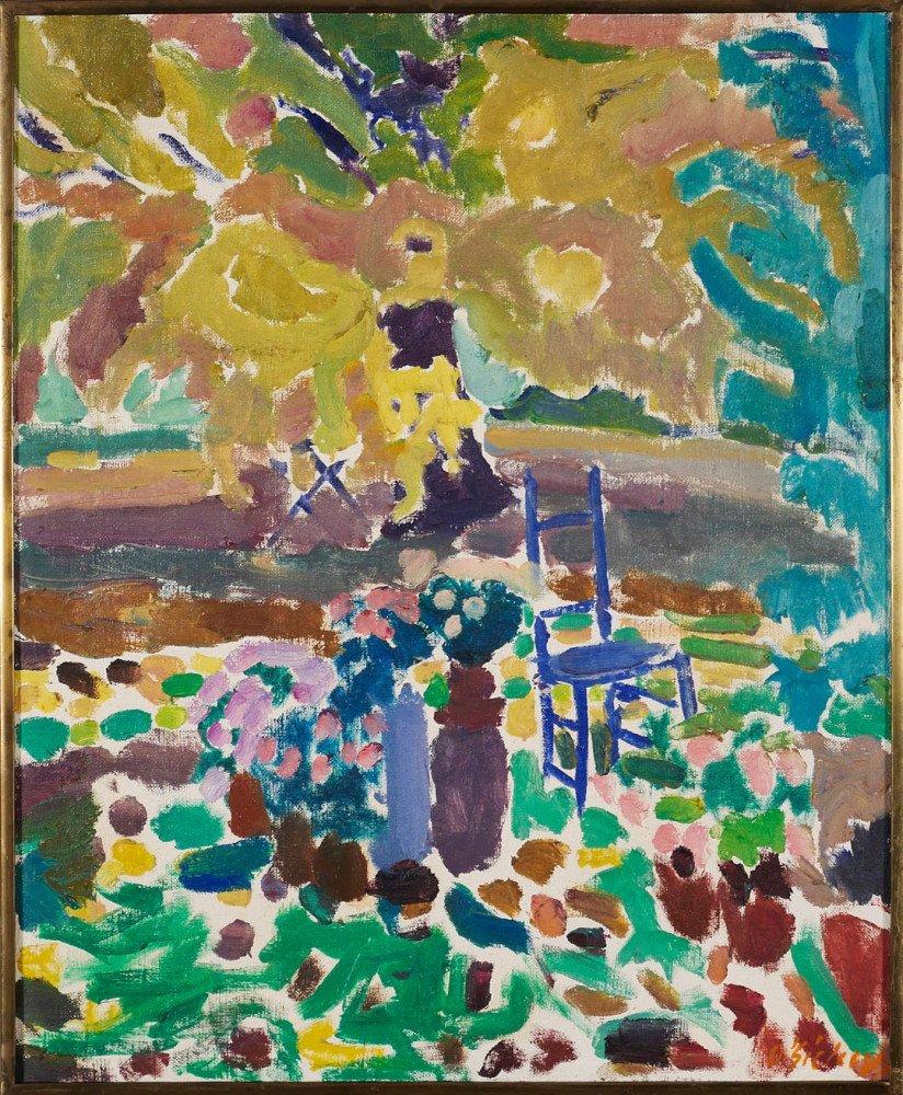 Nature morte de paysage colorée, post-impressionnisme du XXe siècle  - Painting de Joseph O'Sickey