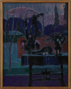 Nature morte du soir, Paysage sombre du 20e siècle, Post-impressionnisme