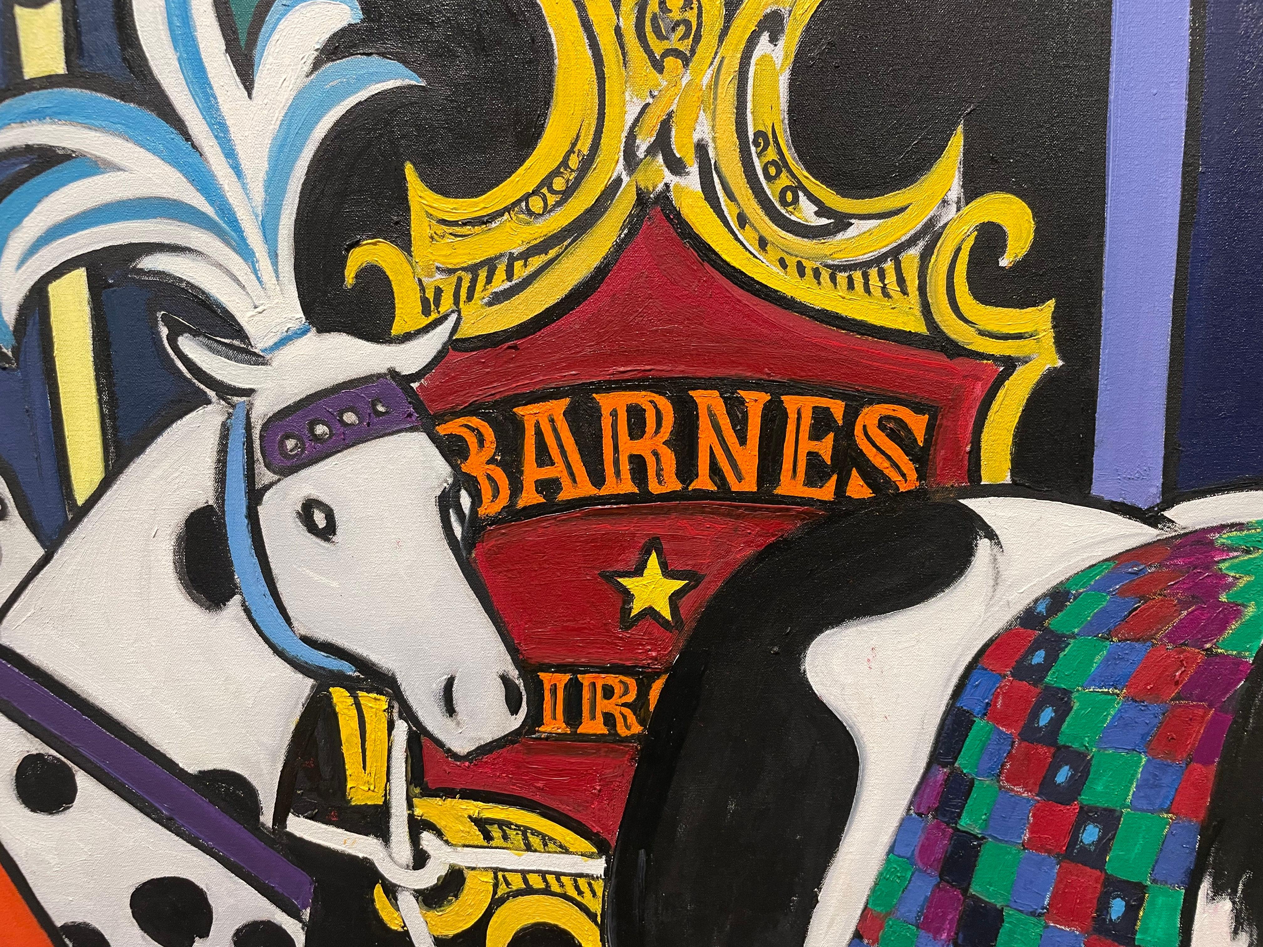 Caballos Preparados para Actuar y Camión de Circo, Moderno Americano Contemporáneo en venta 4