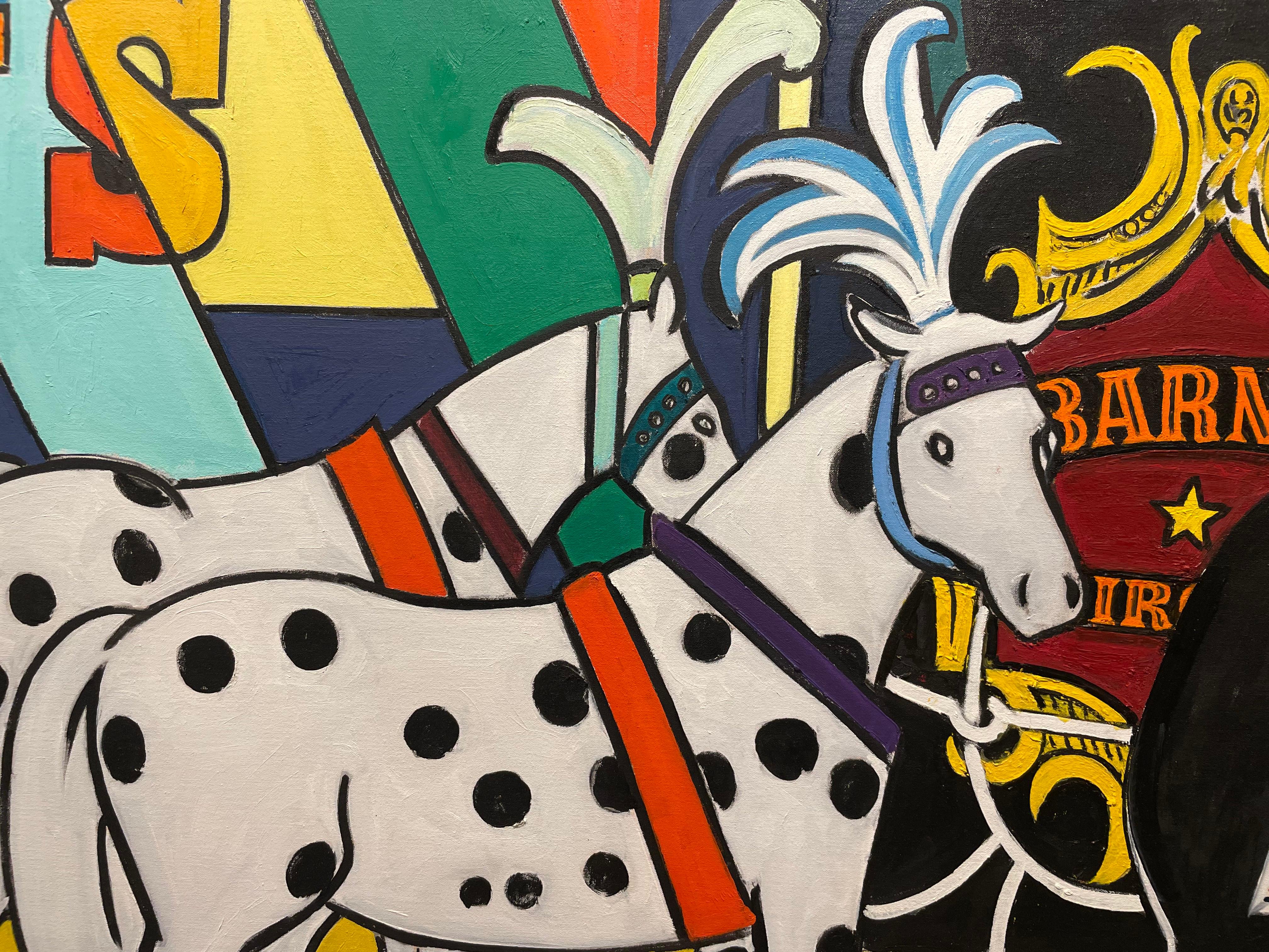 Caballos Preparados para Actuar y Camión de Circo, Moderno Americano Contemporáneo en venta 6