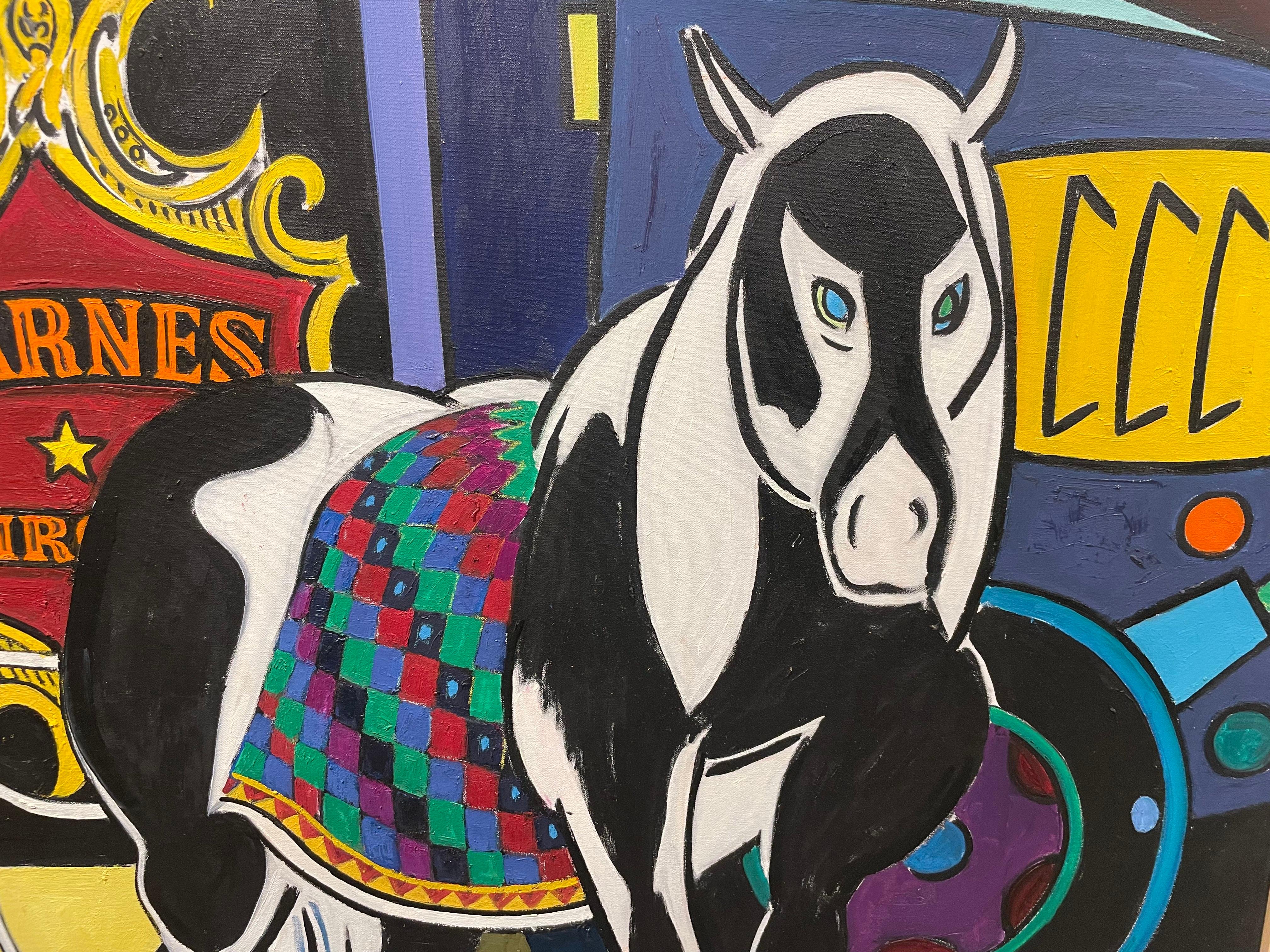 Caballos Preparados para Actuar y Camión de Circo, Moderno Americano Contemporáneo en venta 3