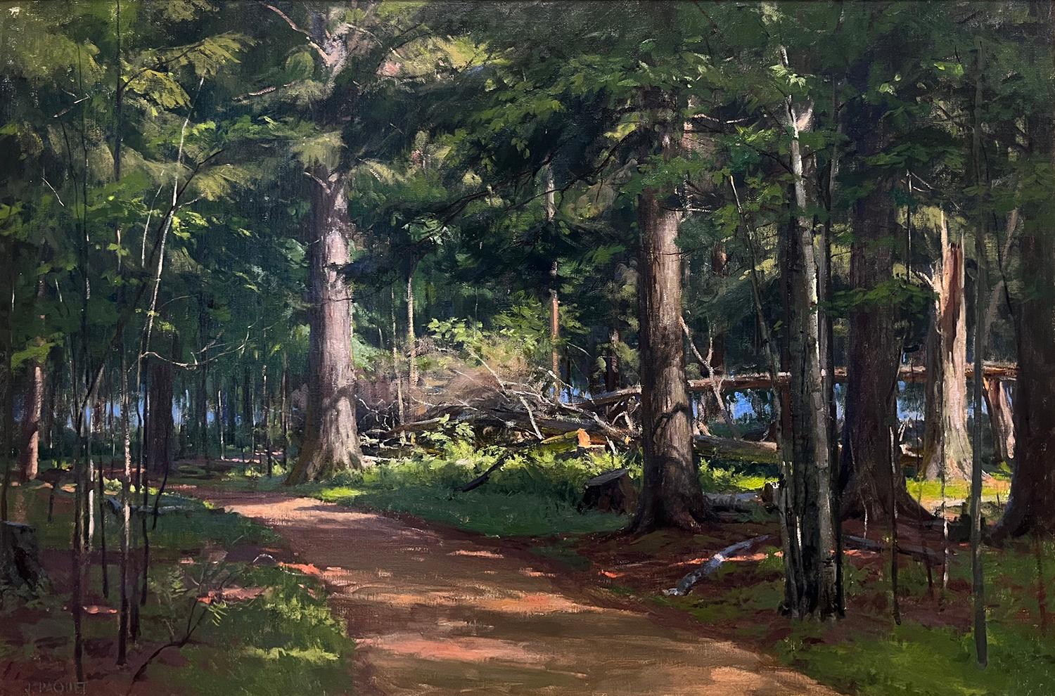 Splintered Hemlock - Painting by Joseph Paquet