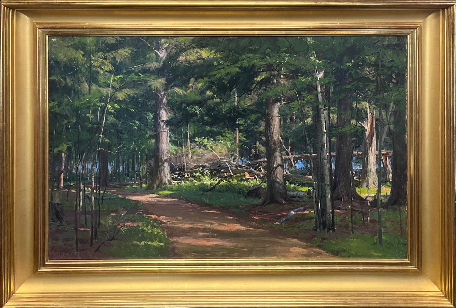Splintered Hemlock - Realist Painting by Joseph Paquet