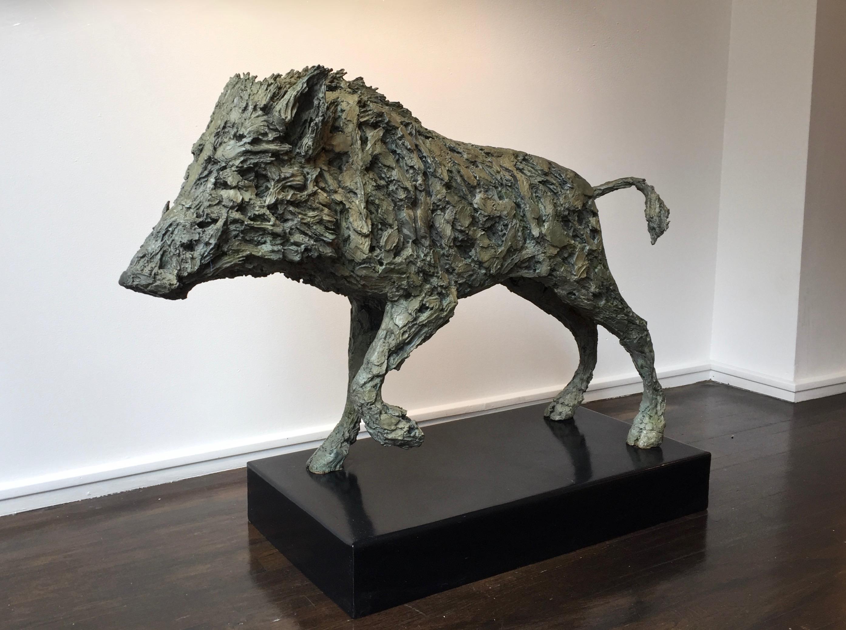 Wild Boar - Sculpture by Joseph Paxton