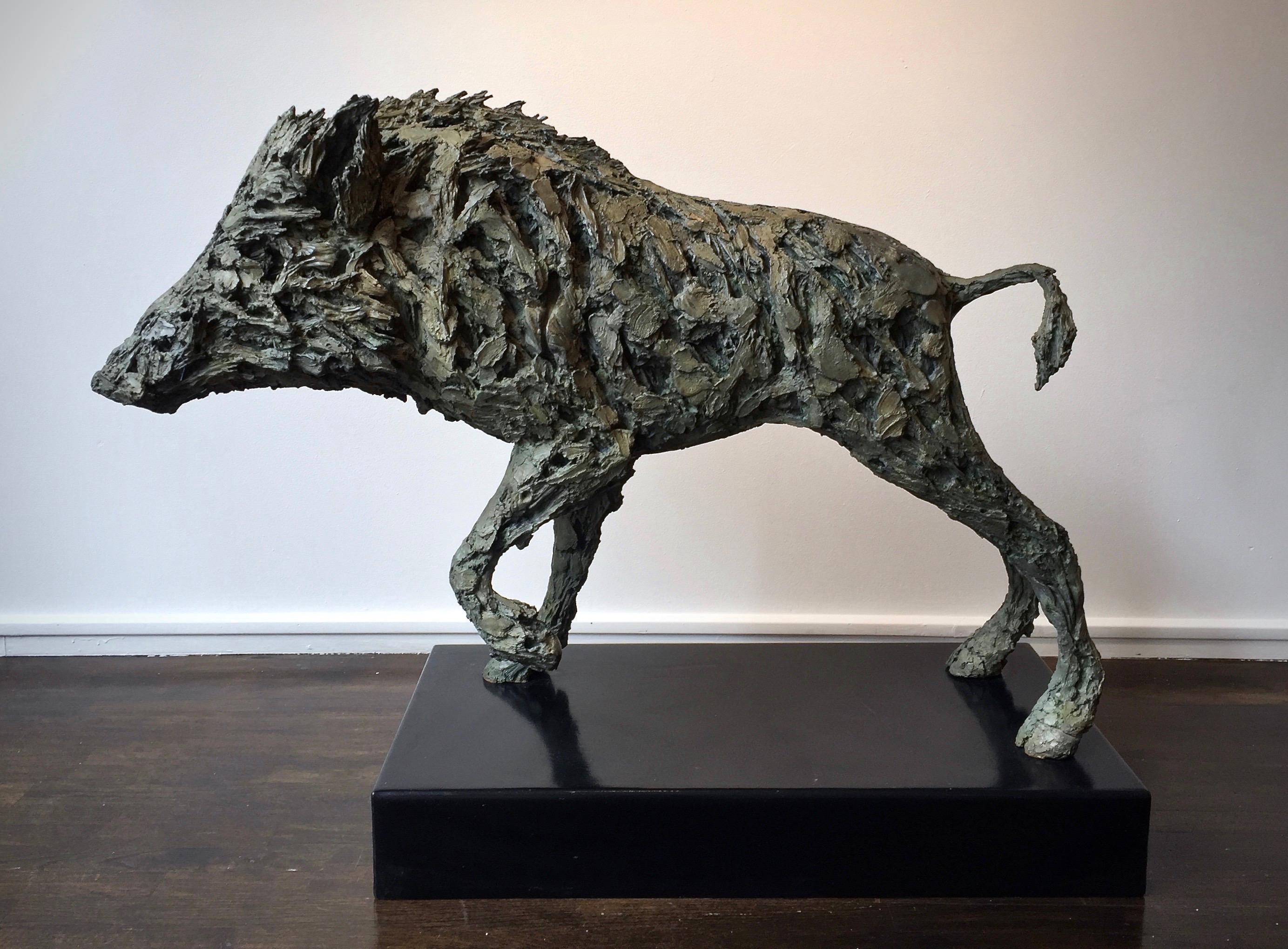Joseph Paxton Figurative Sculpture - Wild Boar
